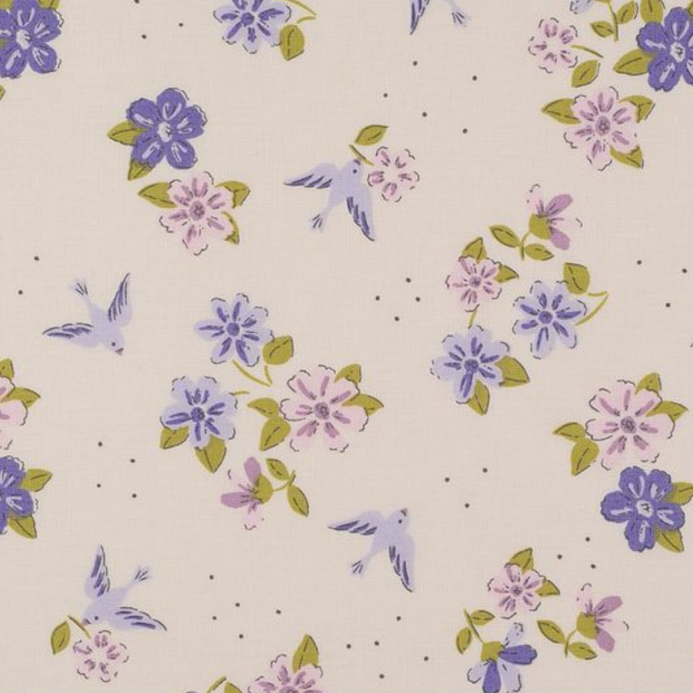 Oiseaux violets