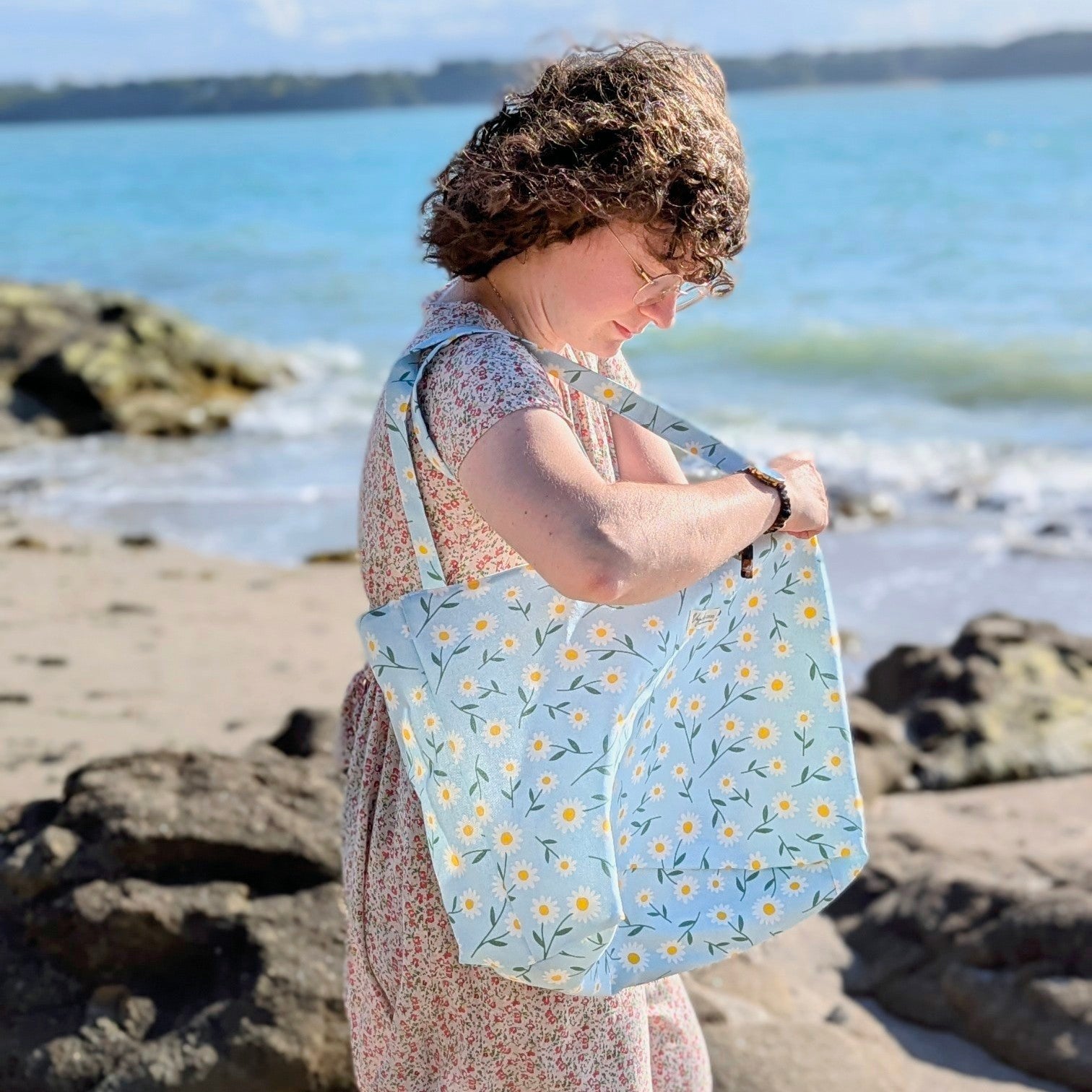 Crâne Sac à Dos Fleurs Vacances École Collège Coton Bio Jour Sac Crâne Sac à Dos Fleurs Vacances École Collège Coton Bio Jour Sac