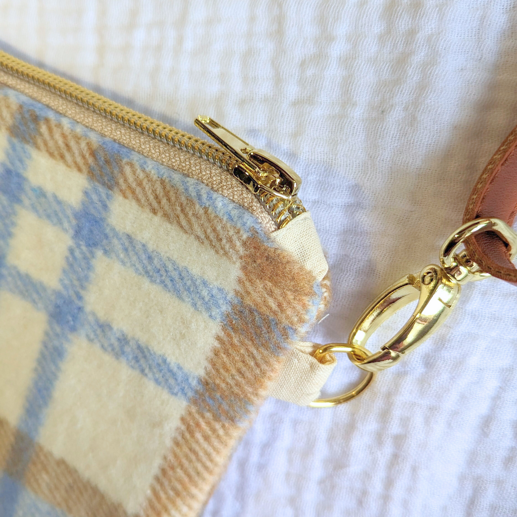 Pochette bandoulière en lainage