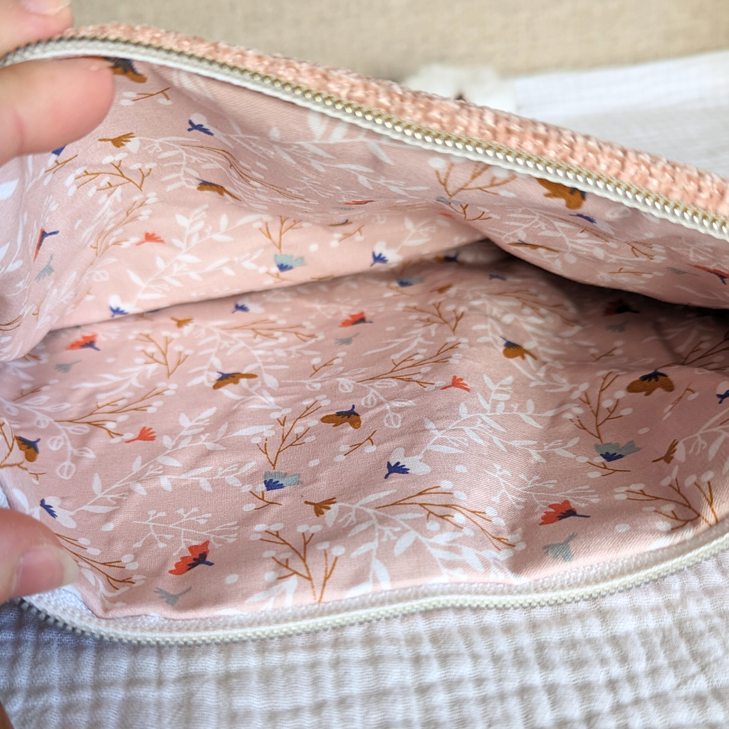 Pochette bandoulière Chenille