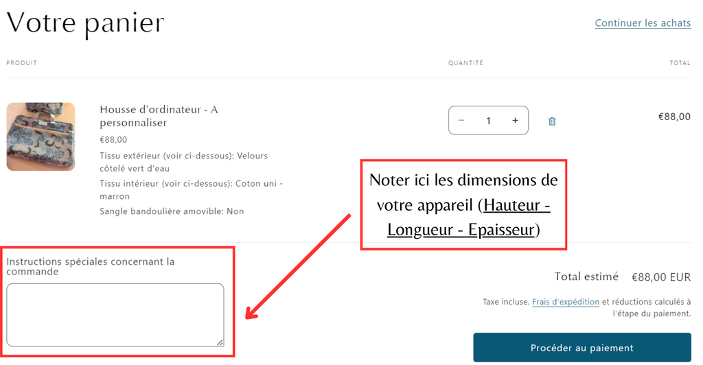 Housse d'ordinateur personnalisée