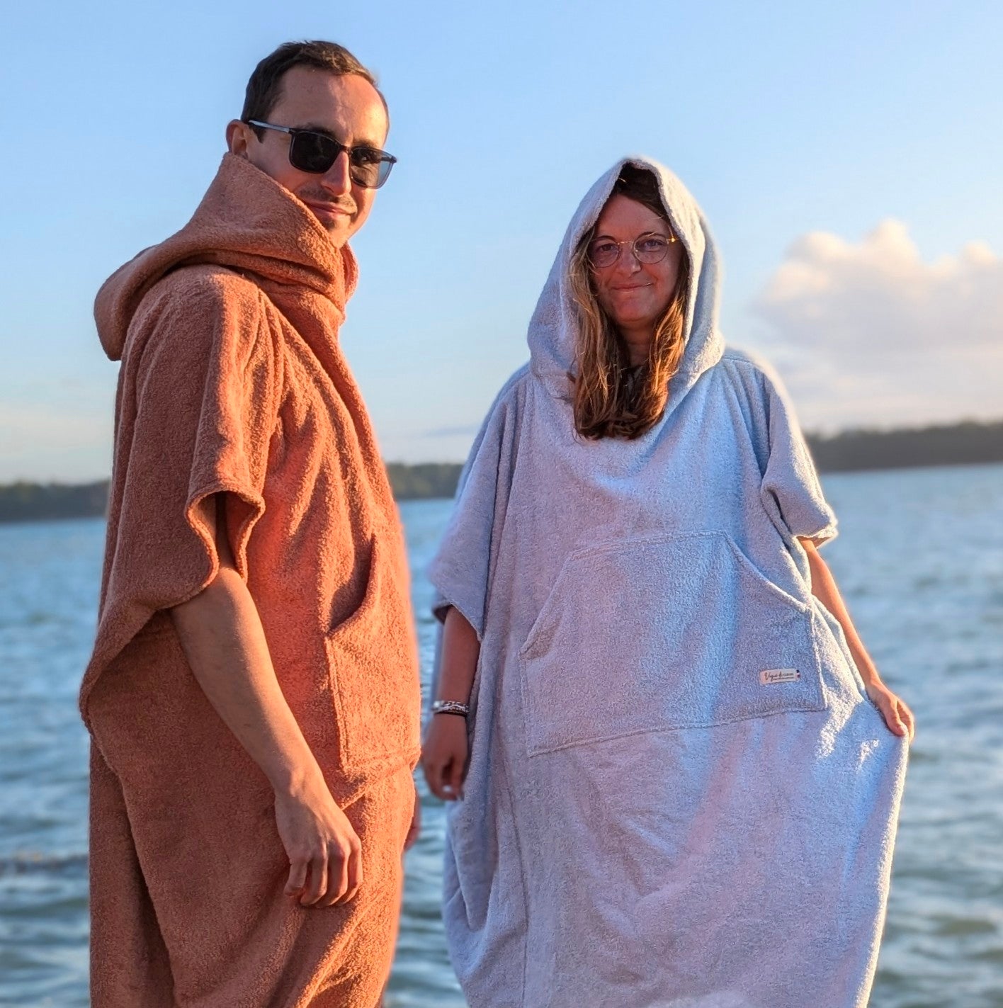 Poncho de bain en éponge personnalisé