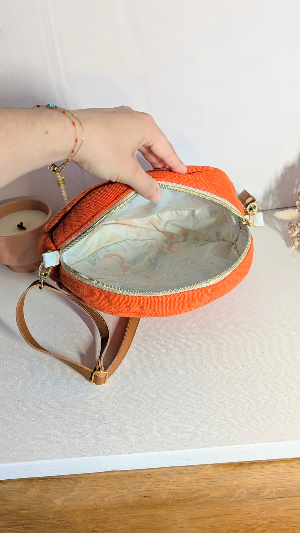 Sac rond personnalisé