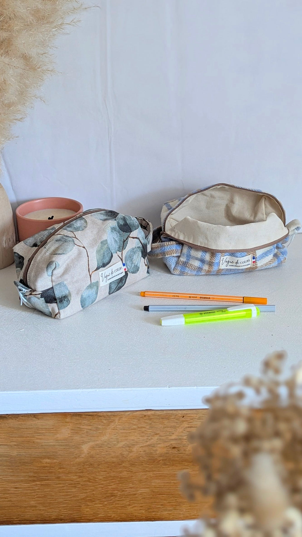 Petite trousse de toilette personnalisée