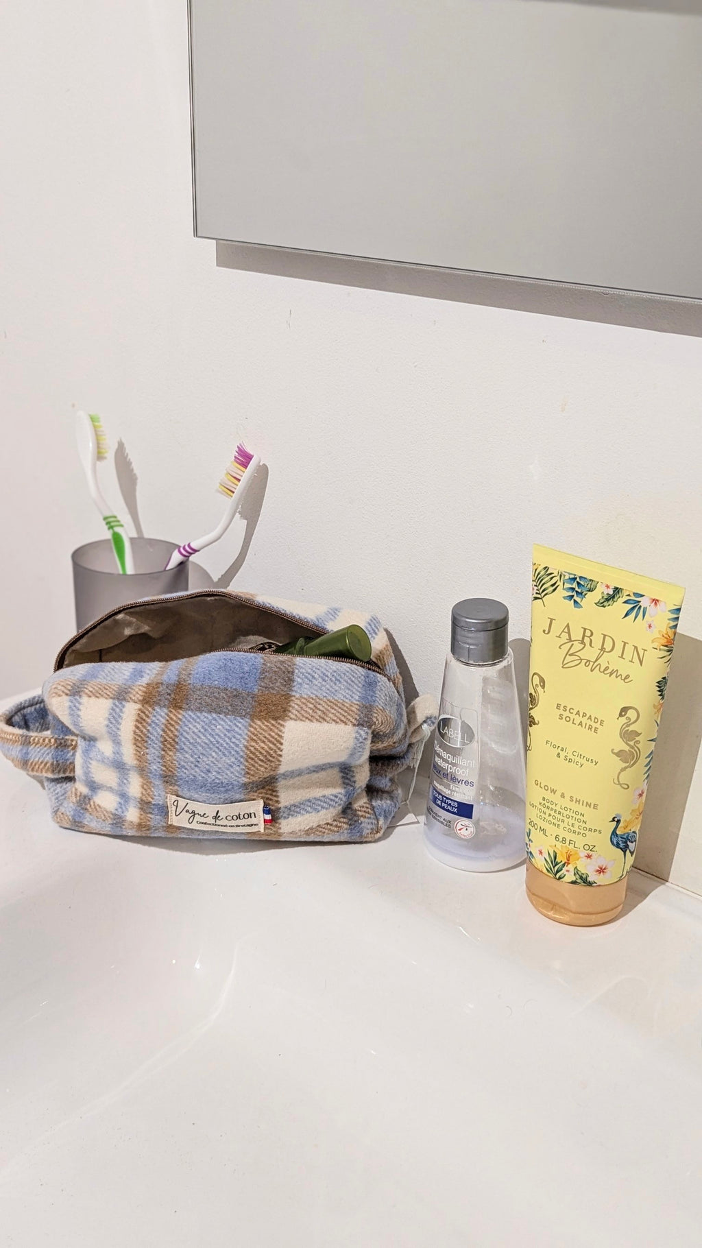 Petite trousse de toilette personnalisée
