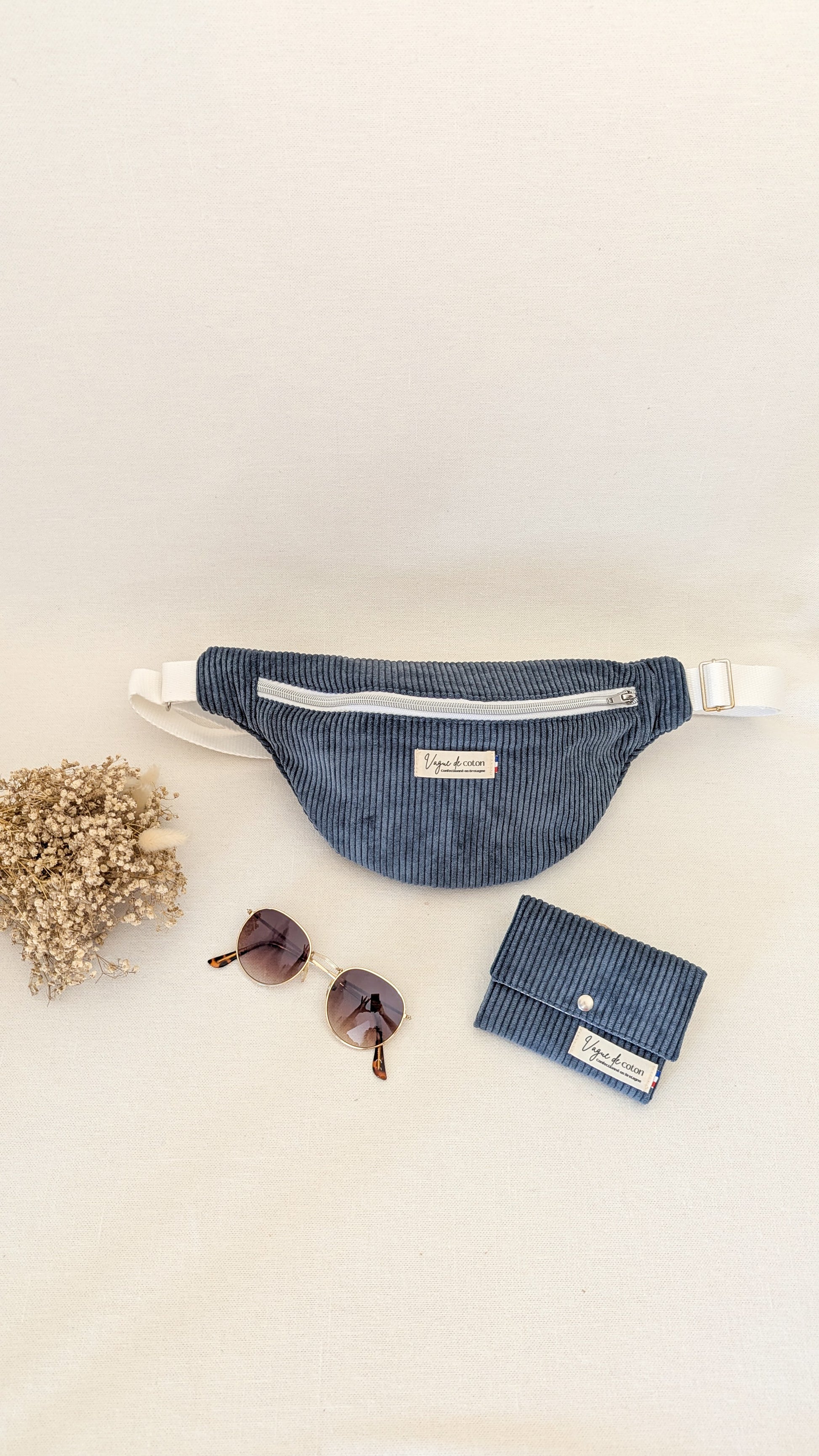 Sac banane Velours côtelé