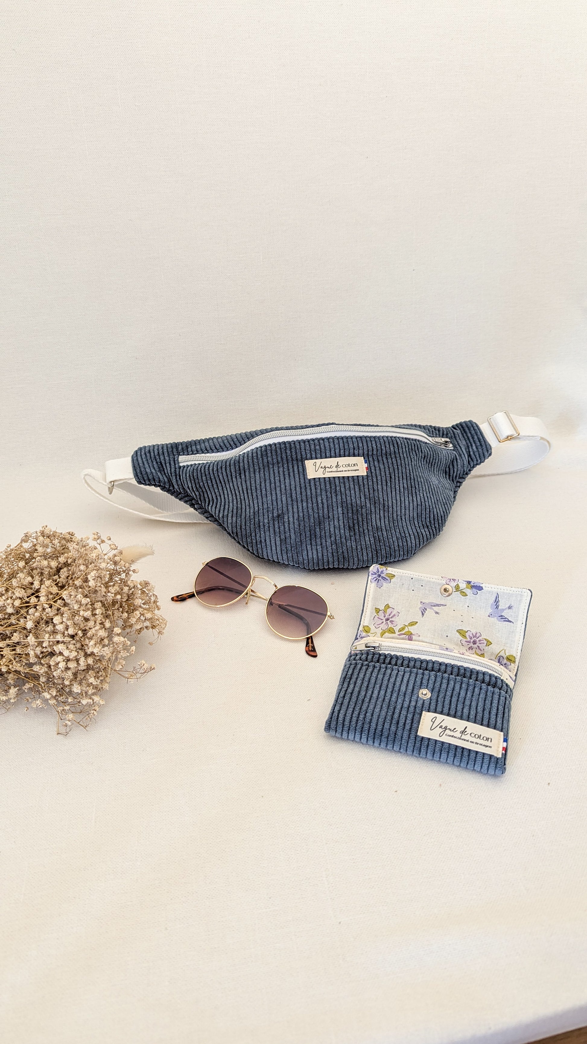 Sac banane Velours côtelé