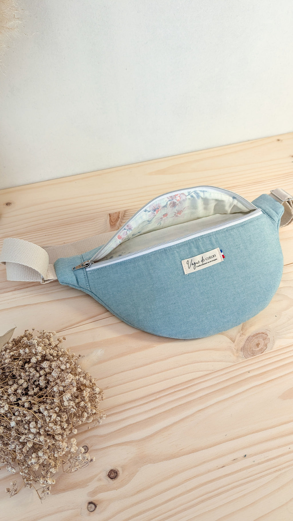 Sac banane Vert d'eau