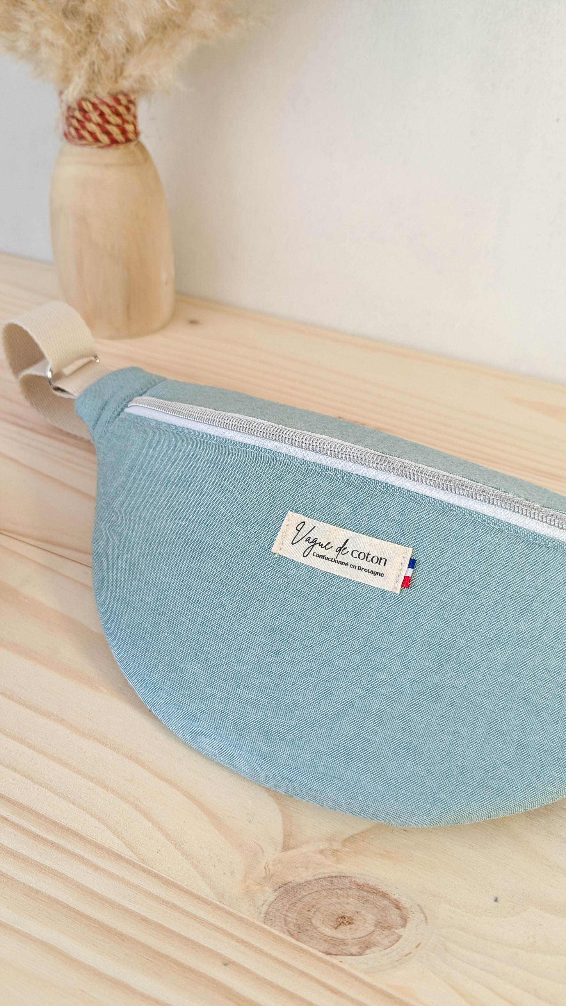 Sac banane Vert d'eau