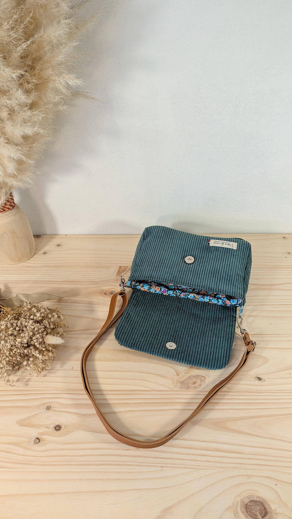 Sacoche bandoulière Velours côtelé