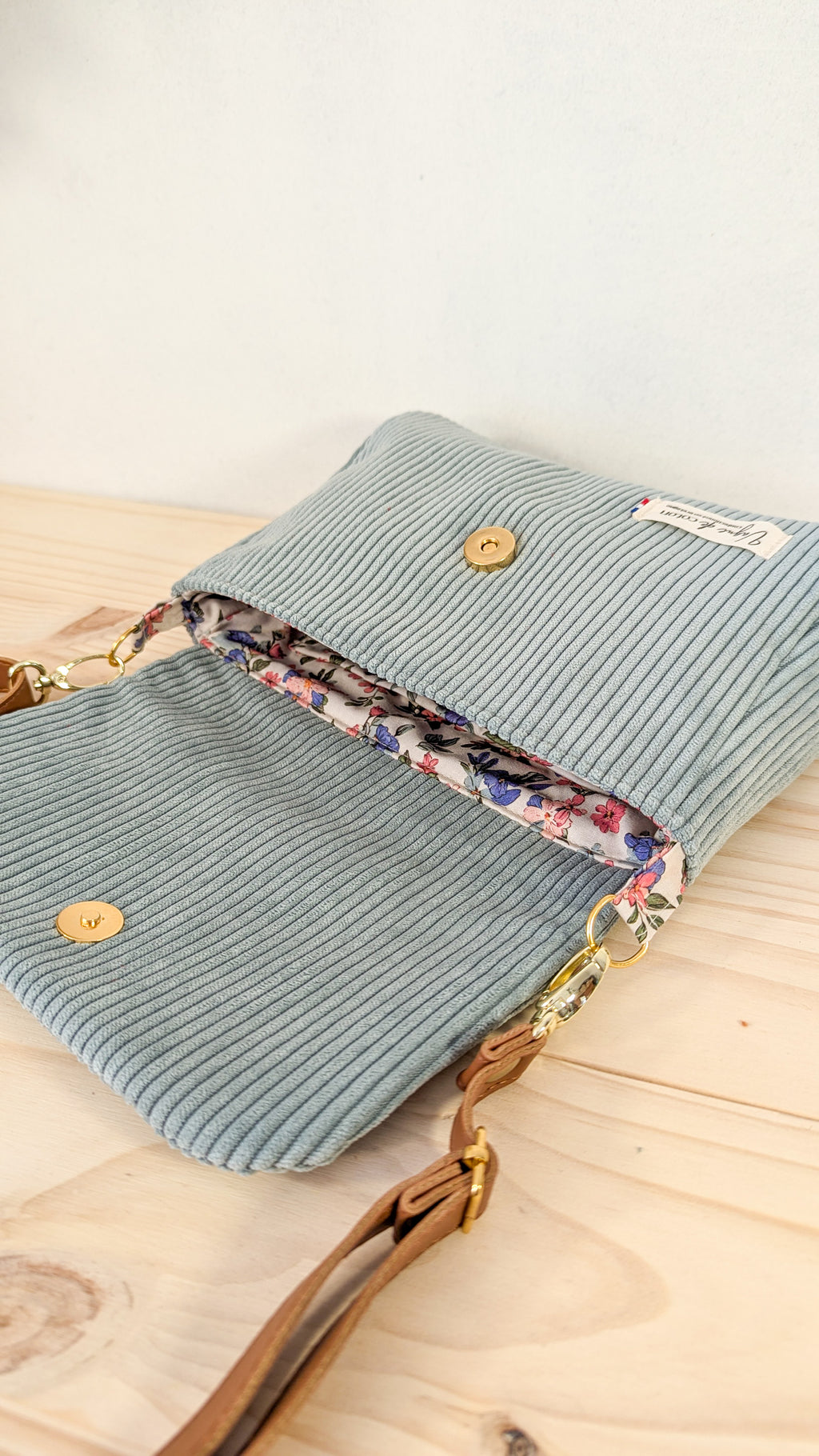 Sacoche bandoulière Velours côtelé