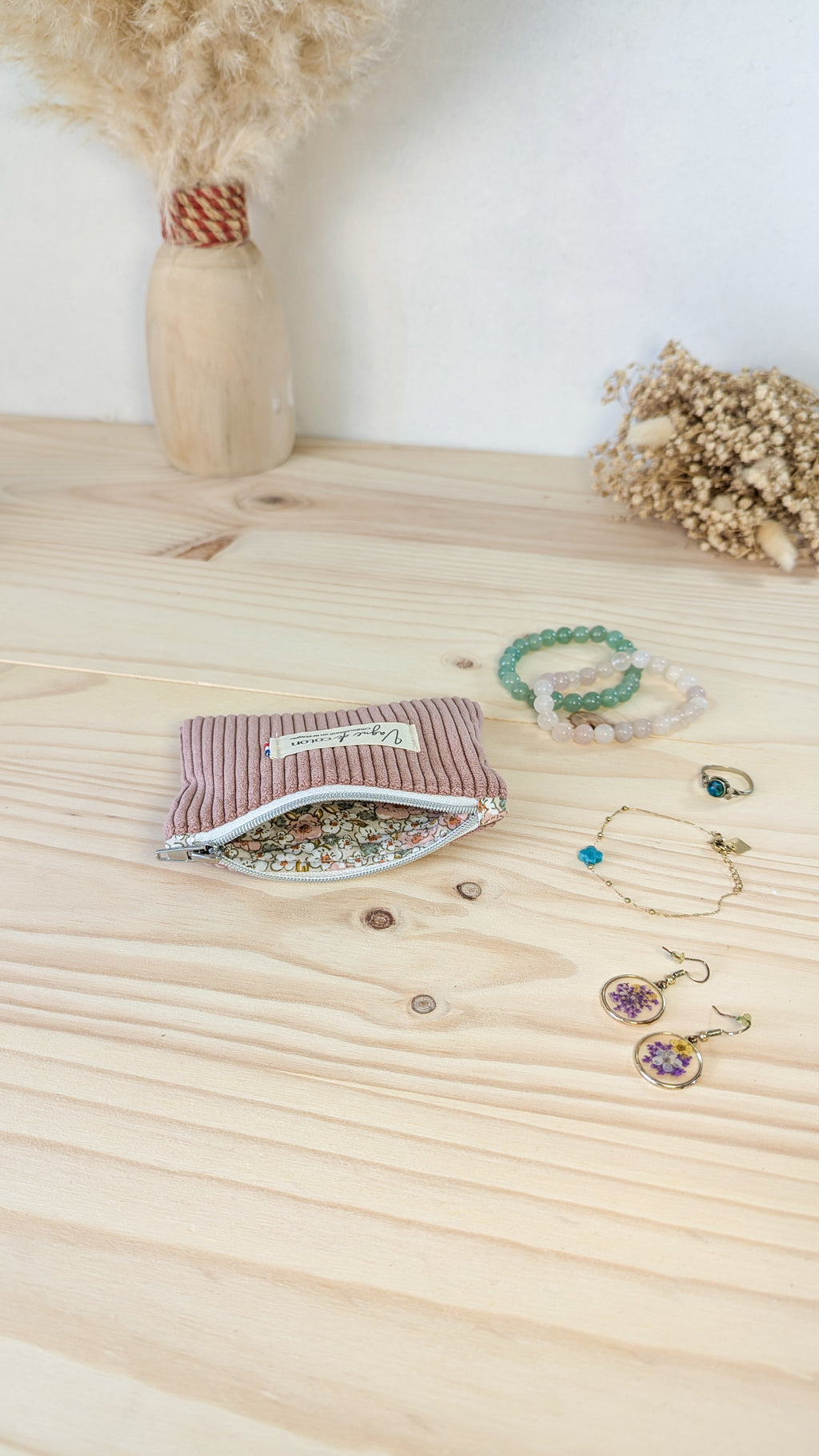 Pochette plate taille S - plusieurs coloris