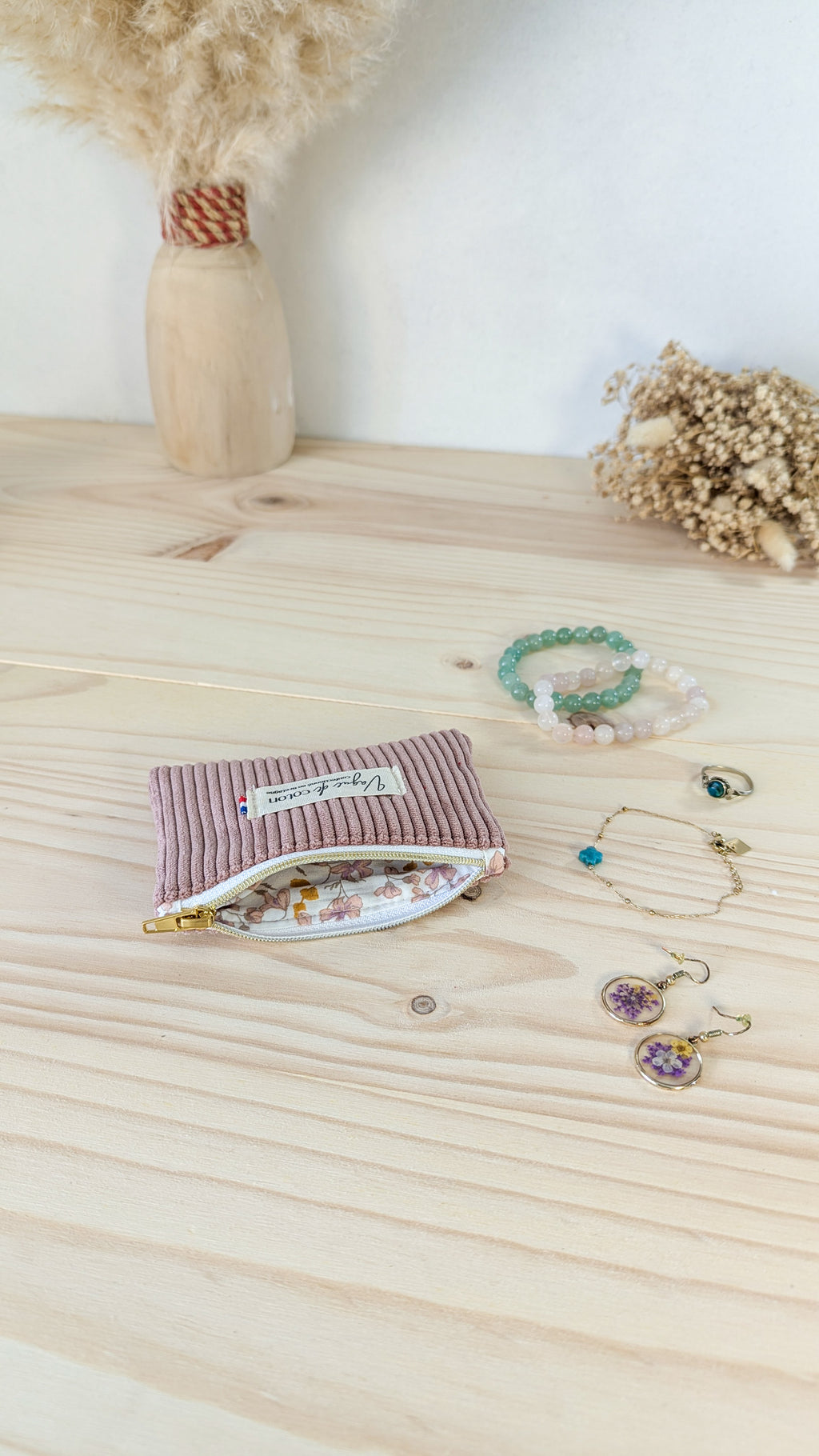 Pochette plate taille S - plusieurs coloris