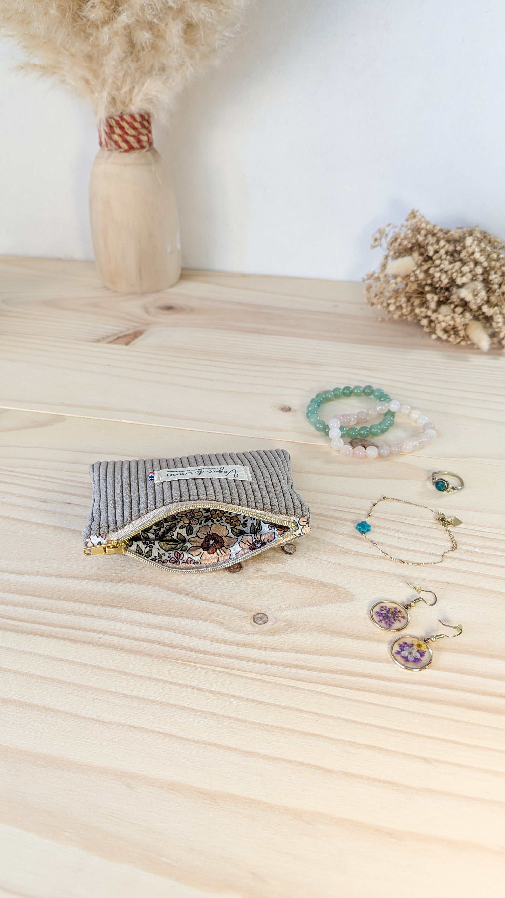 Pochette plate taille S - plusieurs coloris