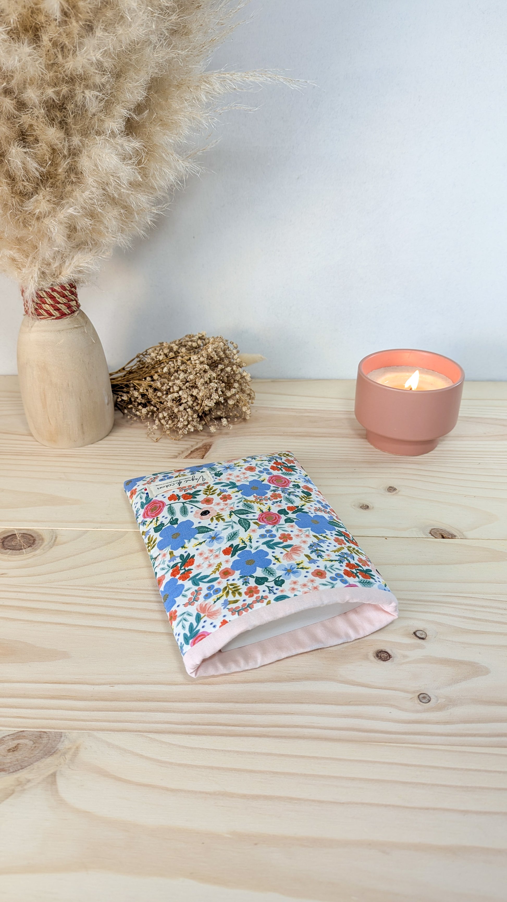 Pochette à livre Printemps fleuri