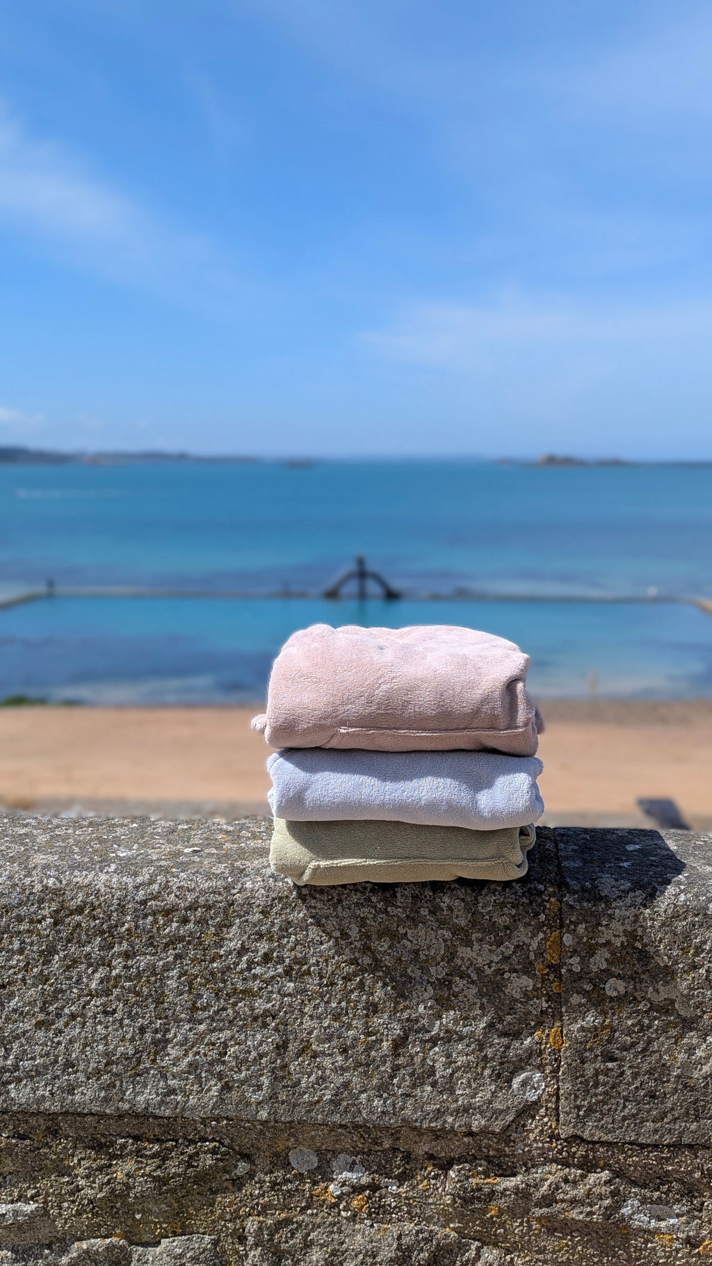 Poncho de bain en éponge de bambou personnalisé