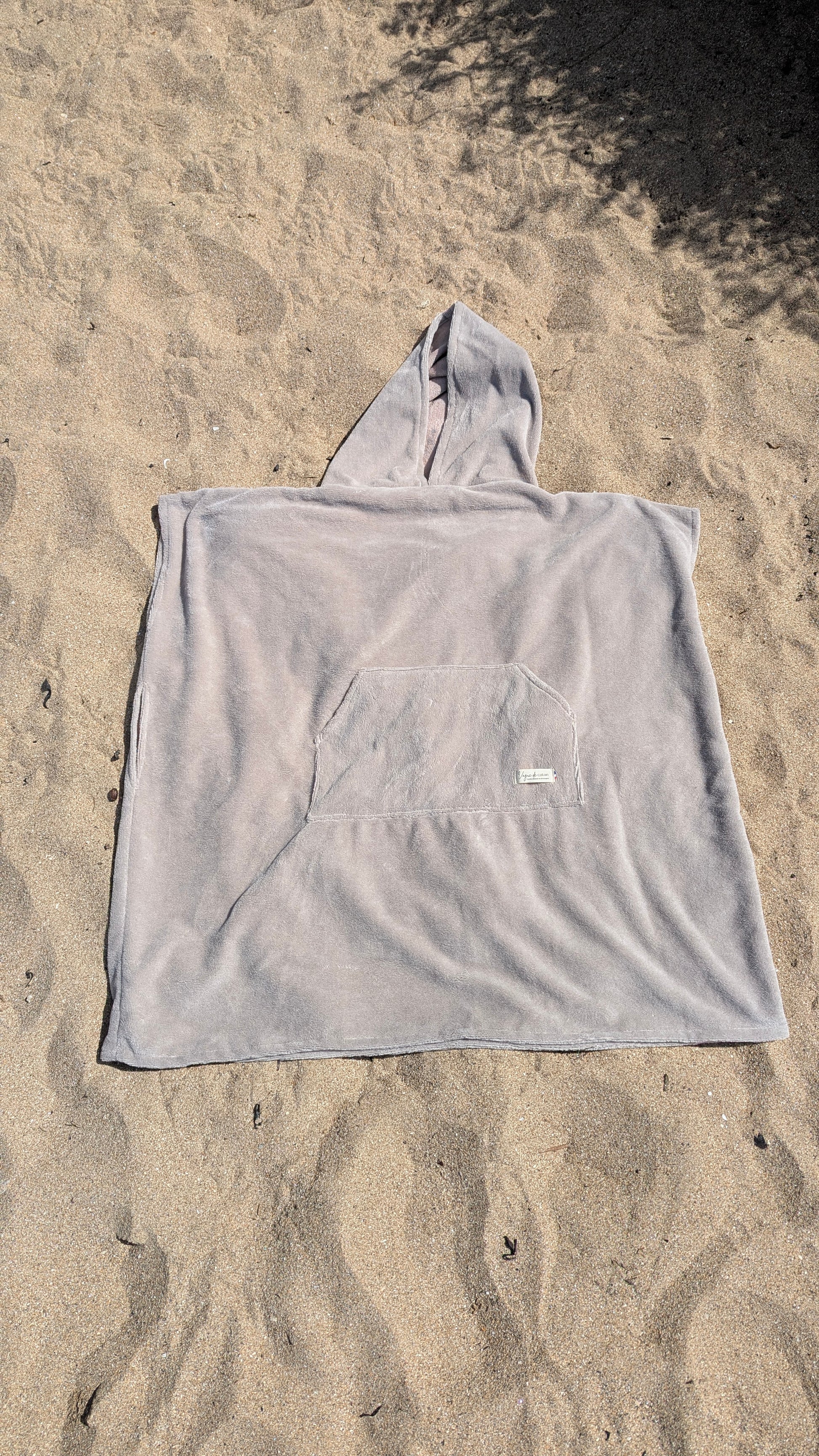 Poncho de bain en éponge de bambou personnalisé