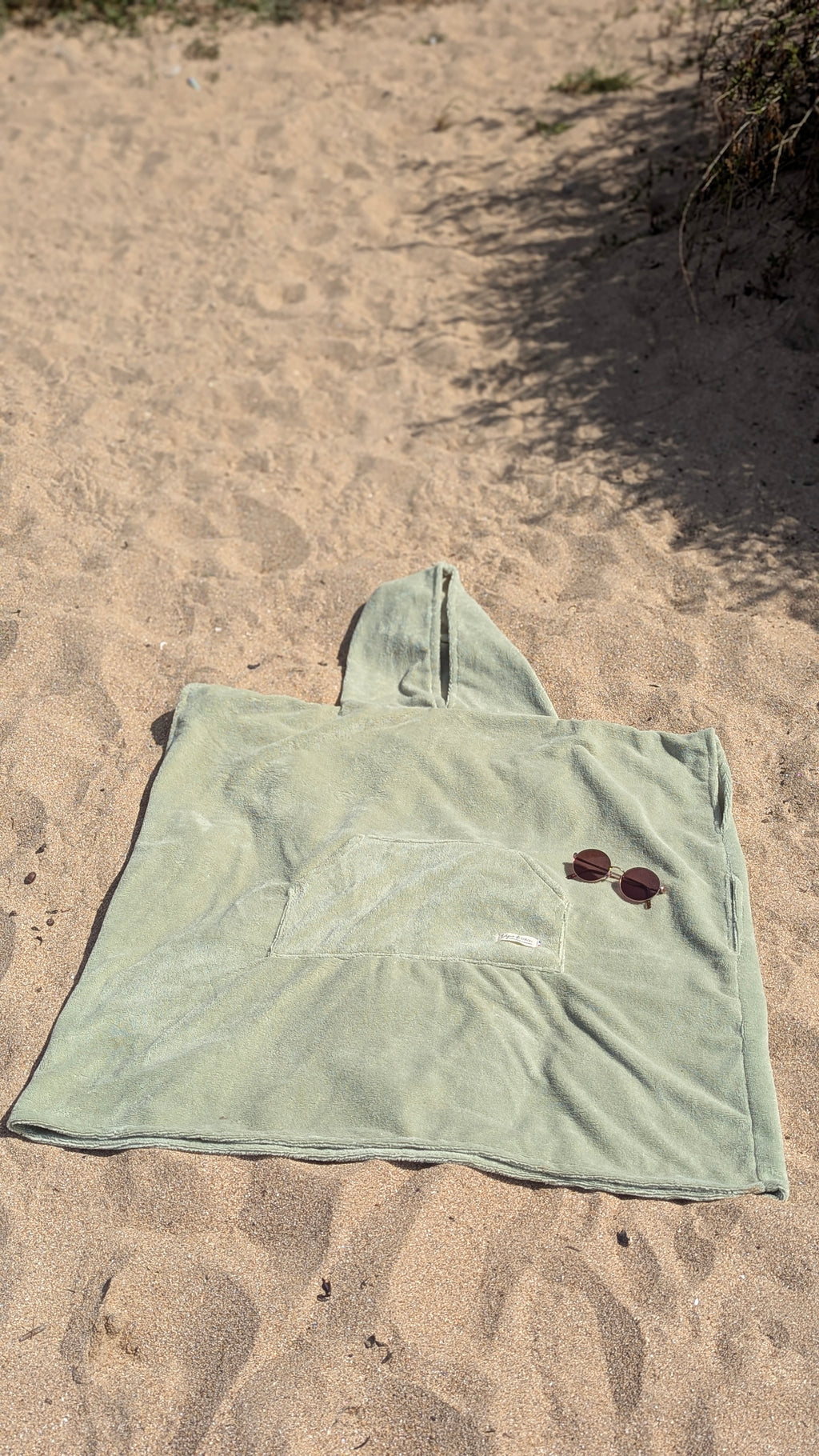 Poncho de bain en éponge de bambou personnalisé