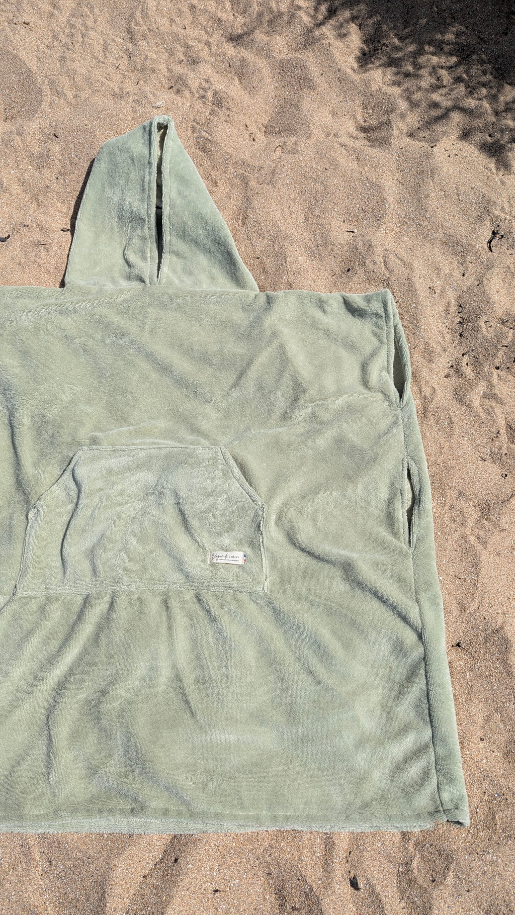 Poncho de bain en éponge de bambou personnalisé