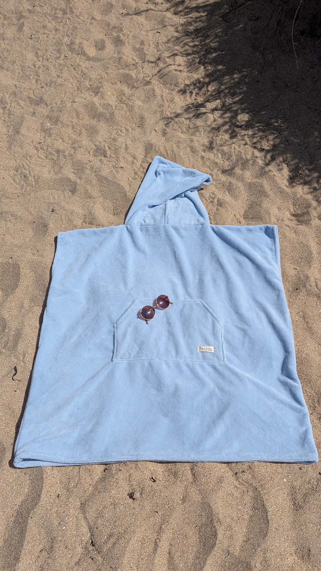 Poncho de bain en éponge de bambou personnalisé