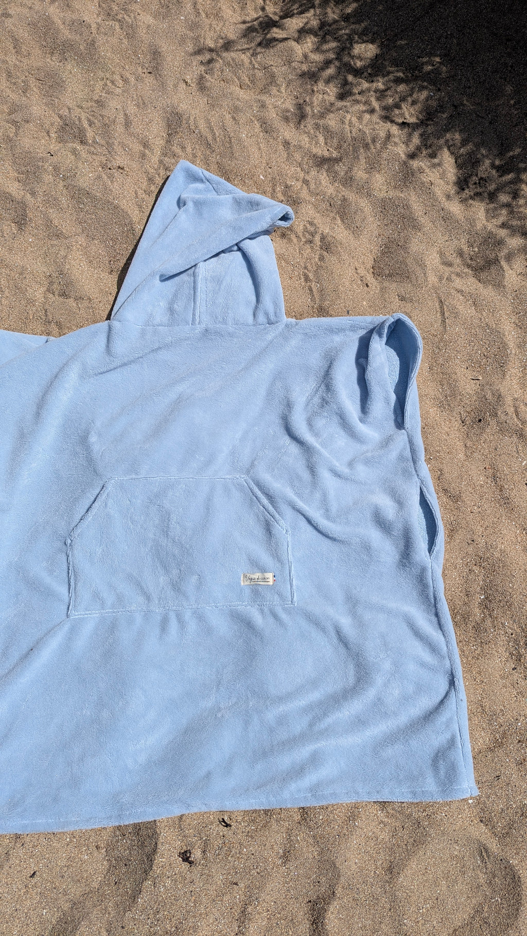 Poncho de bain en éponge de bambou personnalisé