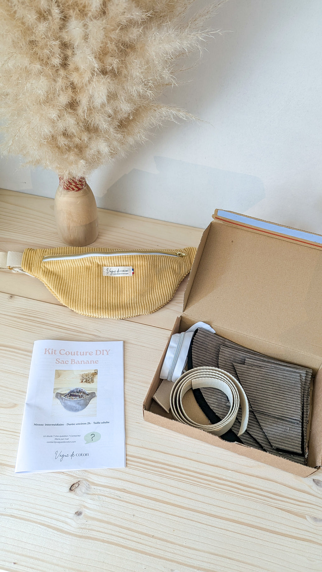 KIT COUTURE DIY - Sac banane