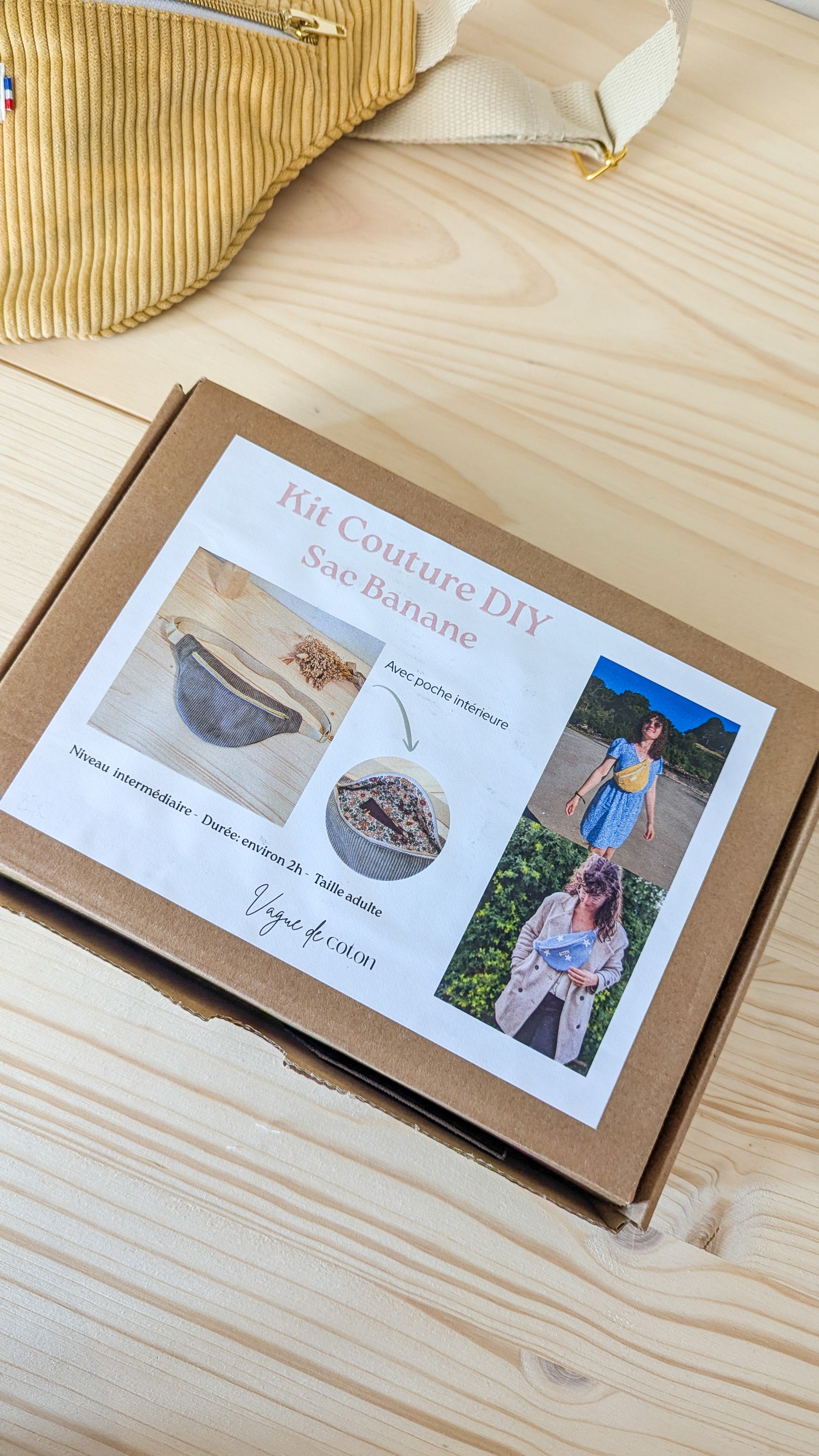 KIT COUTURE DIY - Sac banane