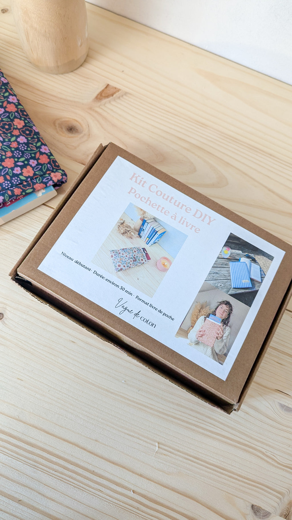 KIT COUTURE DIY - Pochette à livre