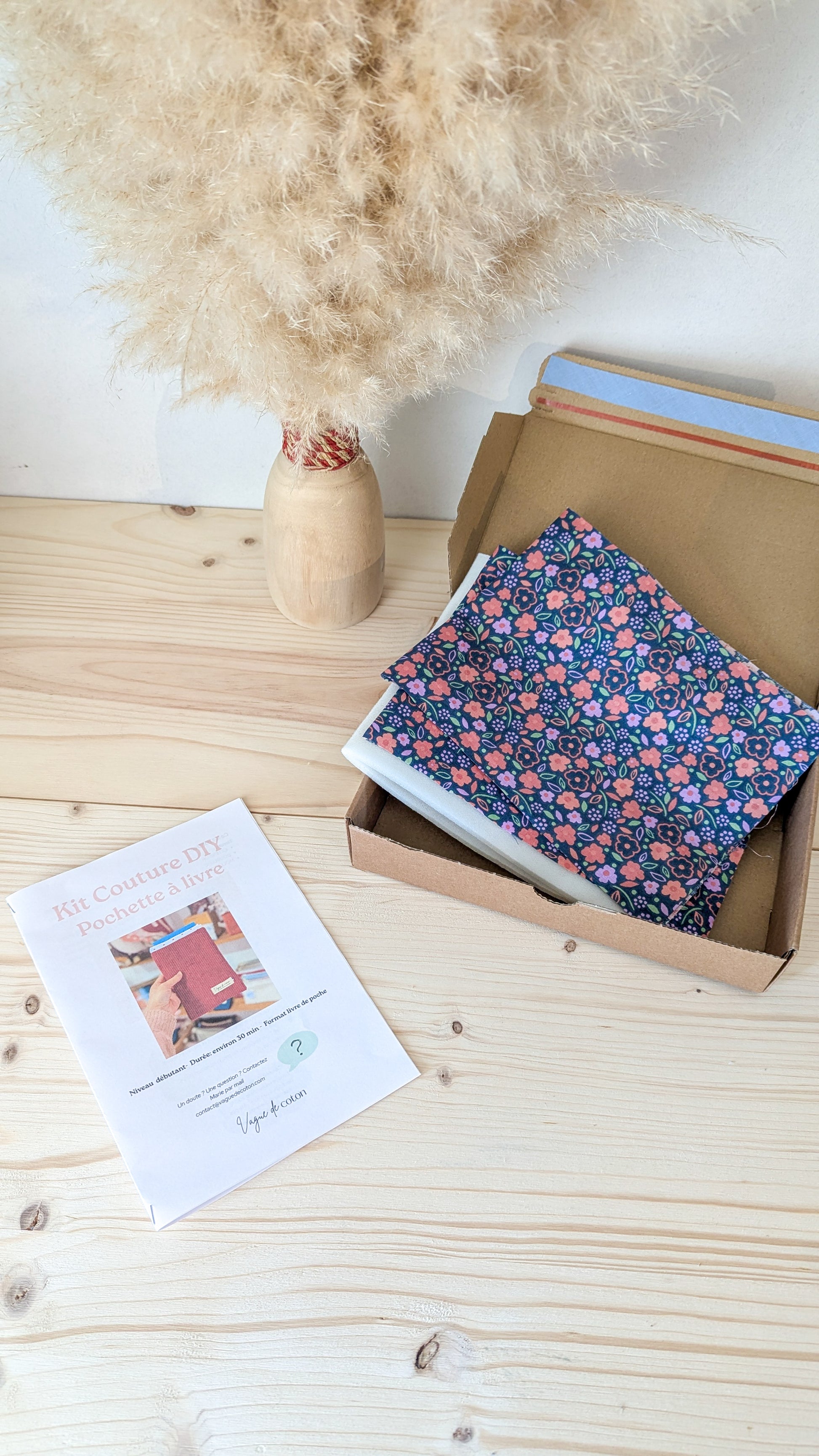 KIT COUTURE DIY - Pochette à livre