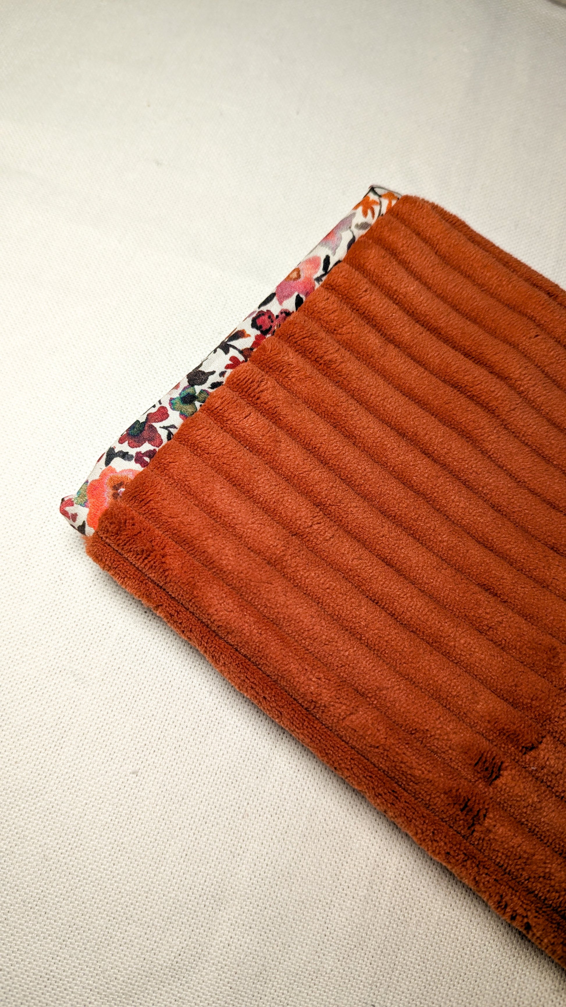 Pochette à livre Velours grosses côtes