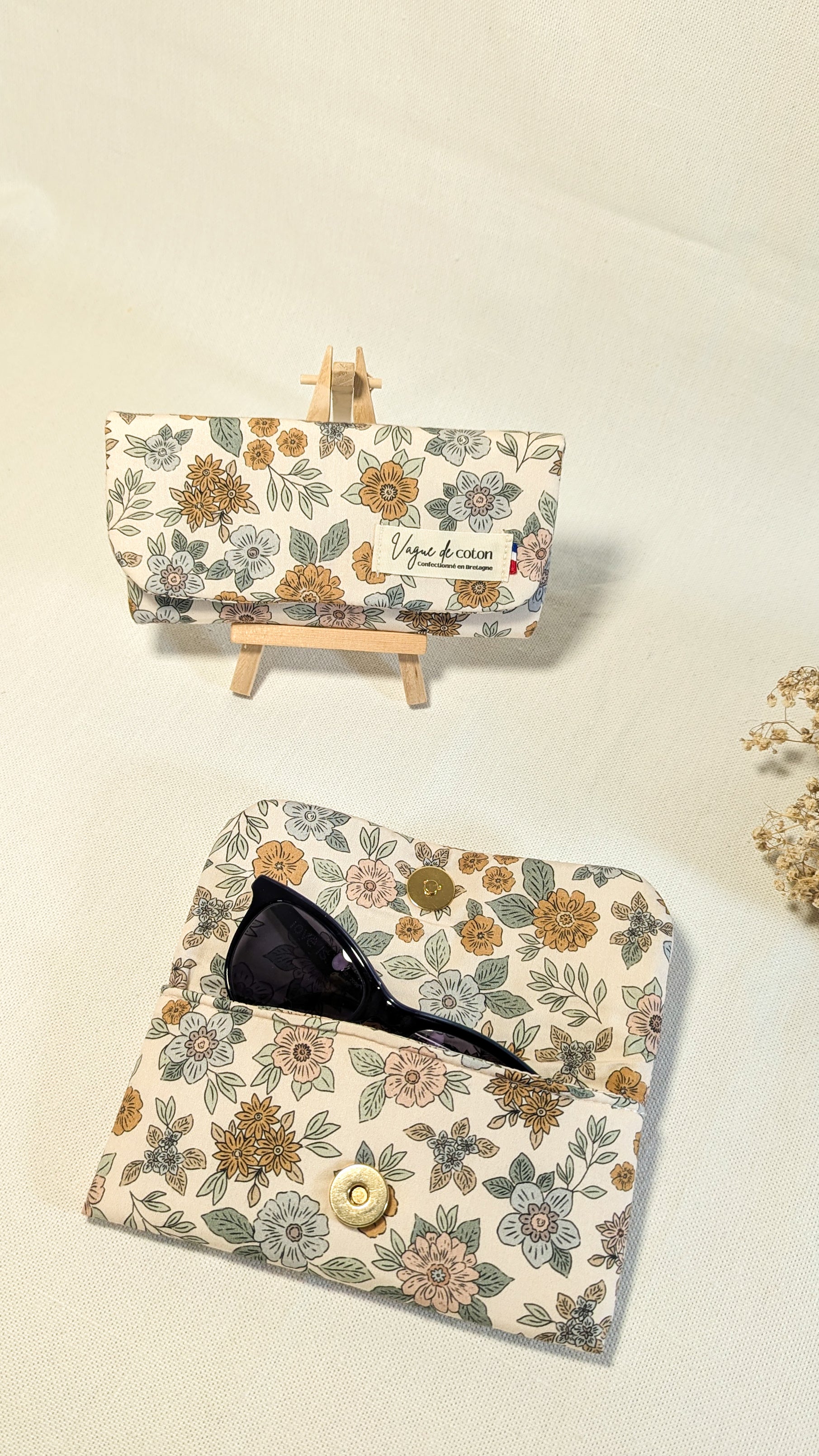 Etui à lunettes Fleurs d'automne