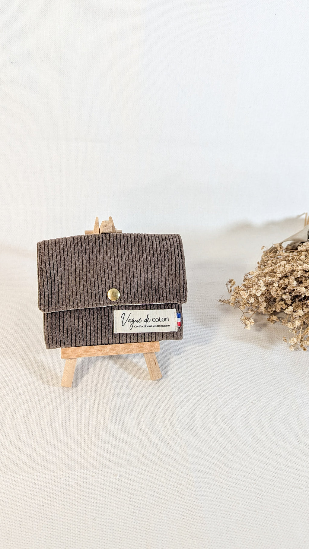 Porte-monnaie Velours de coton