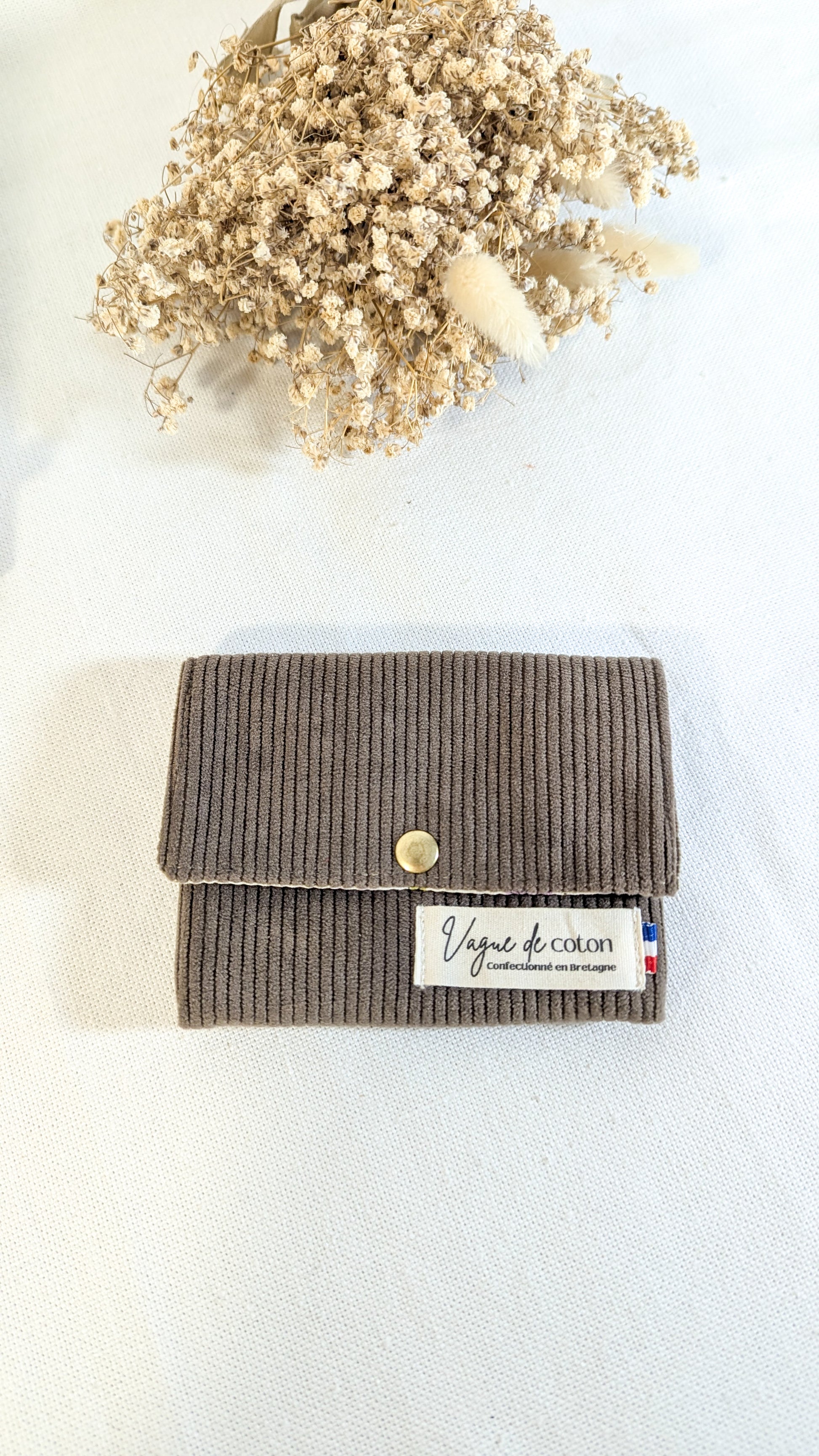 Porte-monnaie Velours de coton