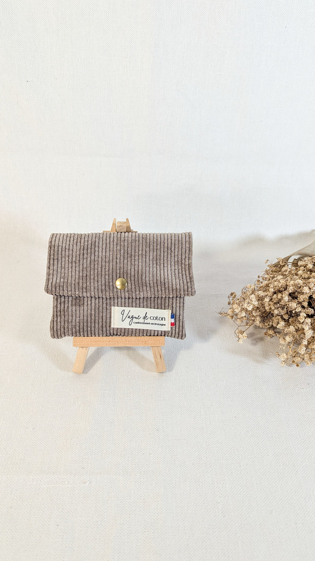 Porte-monnaie Velours de coton