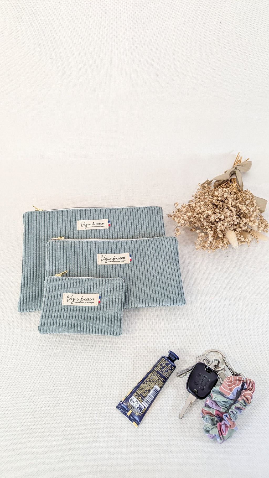 Pochette plate S, M ou L personnalisée