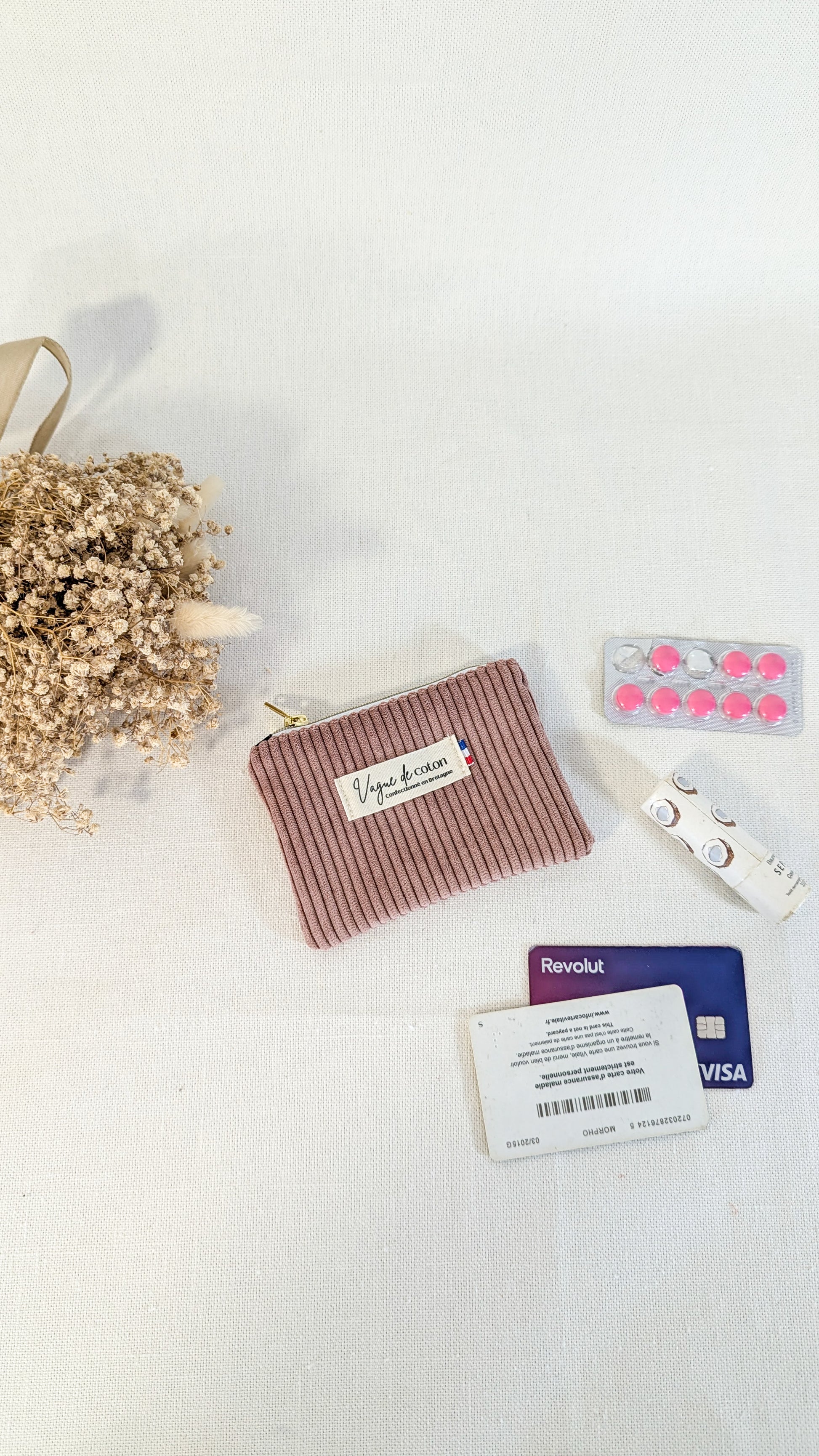 Pochette plate S, M ou L personnalisée