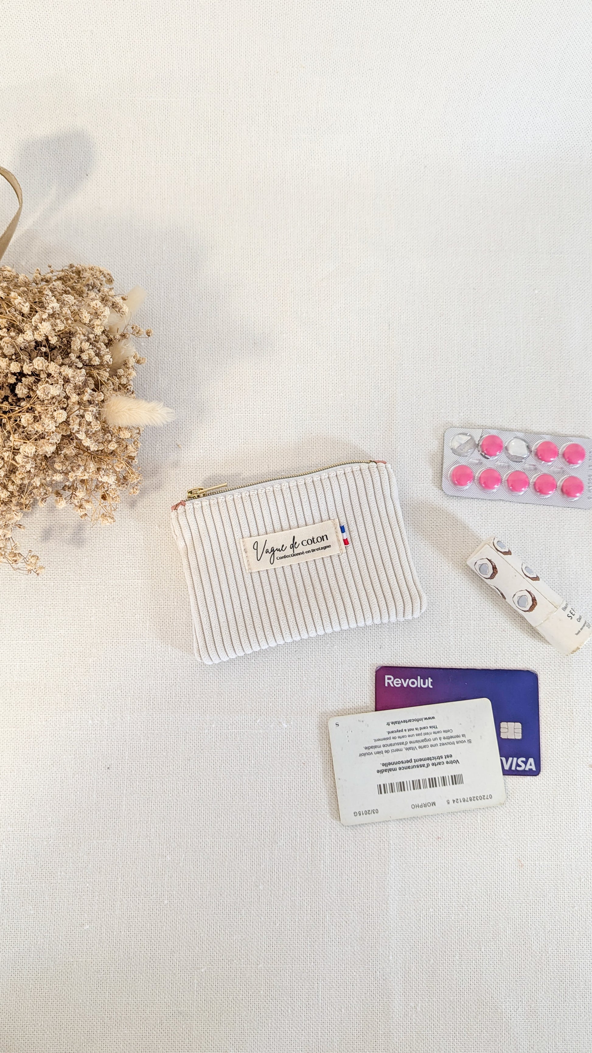 Pochette plate taille S - plusieurs coloris