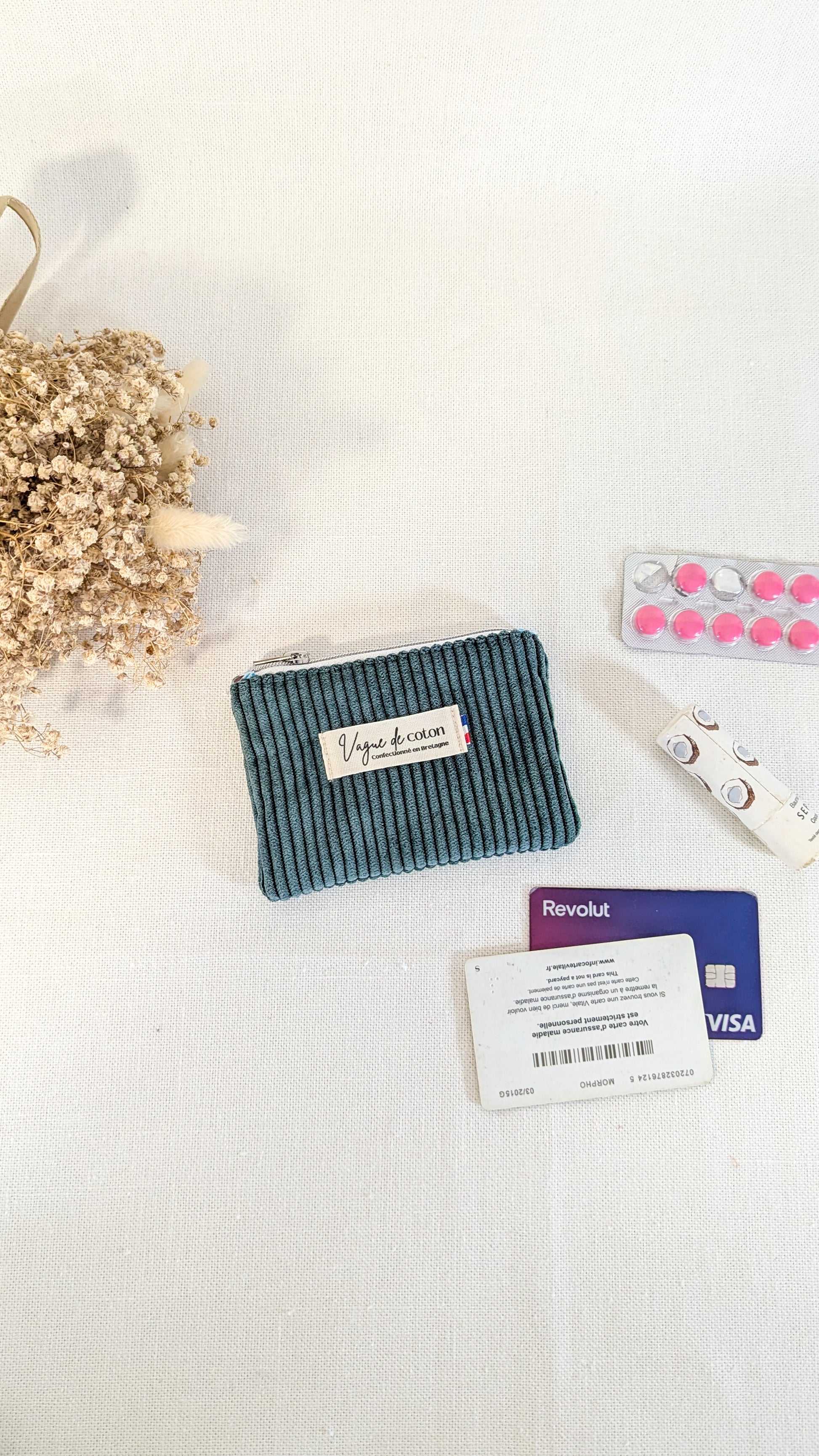 Pochette plate taille S - plusieurs coloris