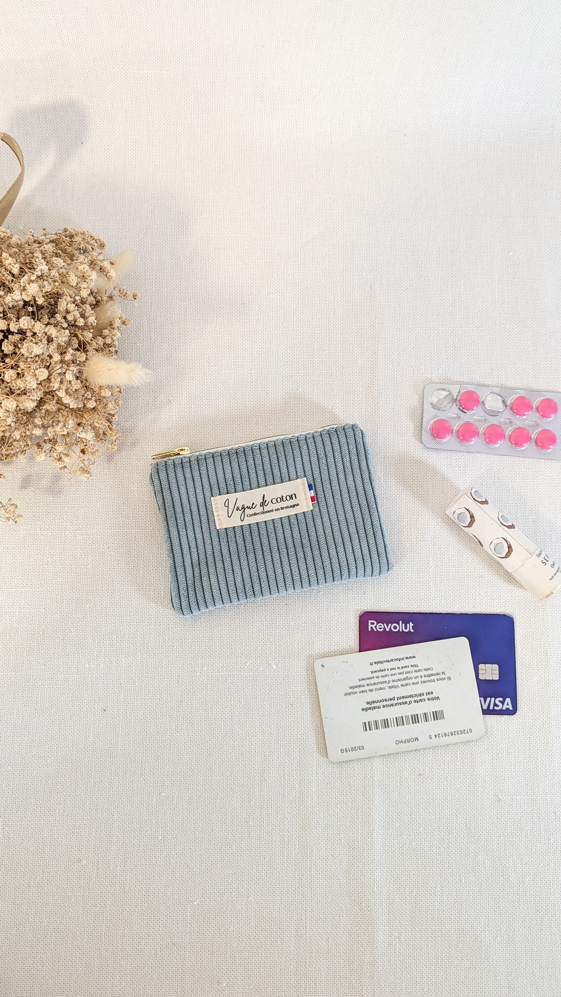 Pochette plate taille S - plusieurs coloris