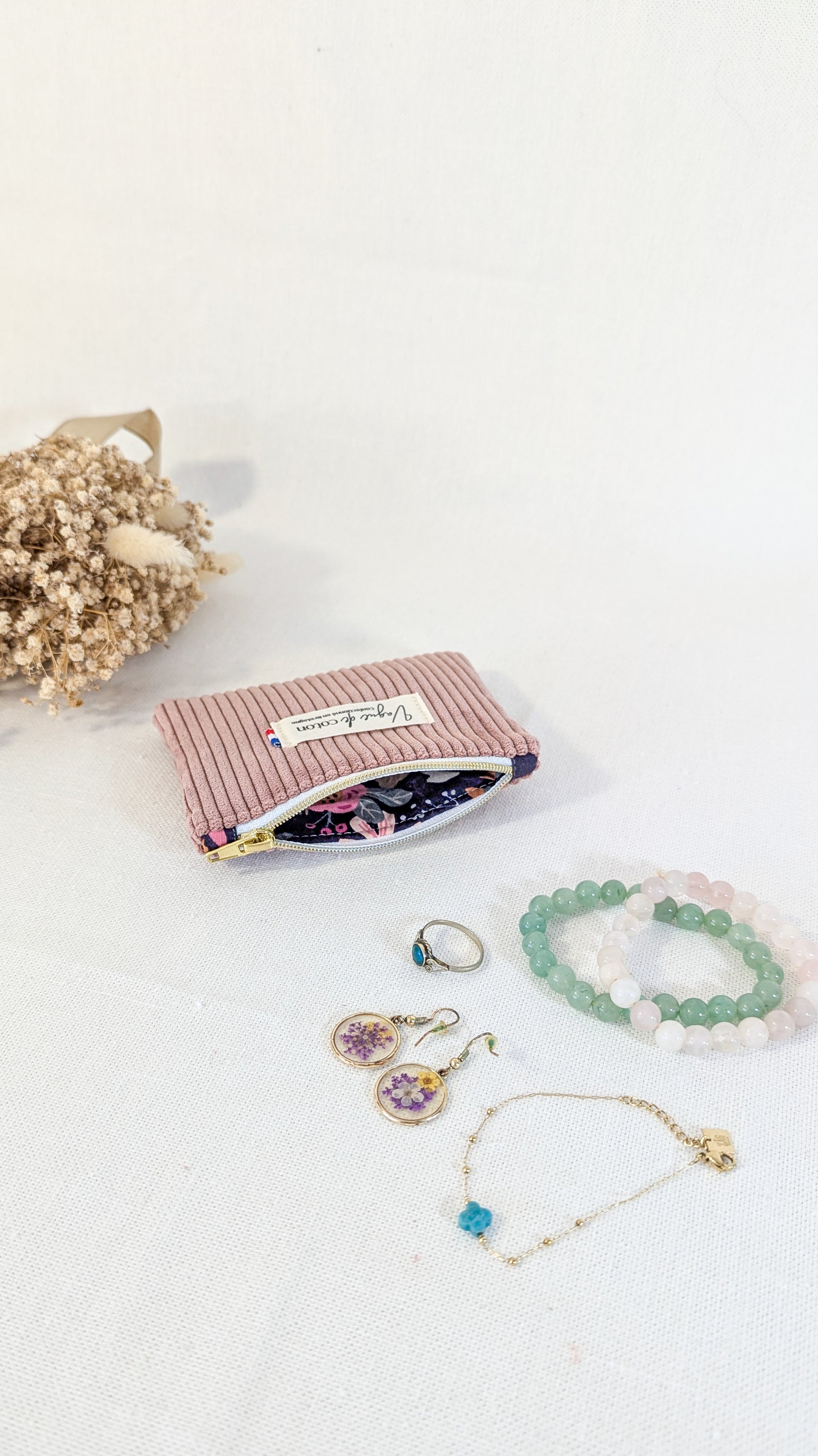 Pochette plate taille S - plusieurs coloris