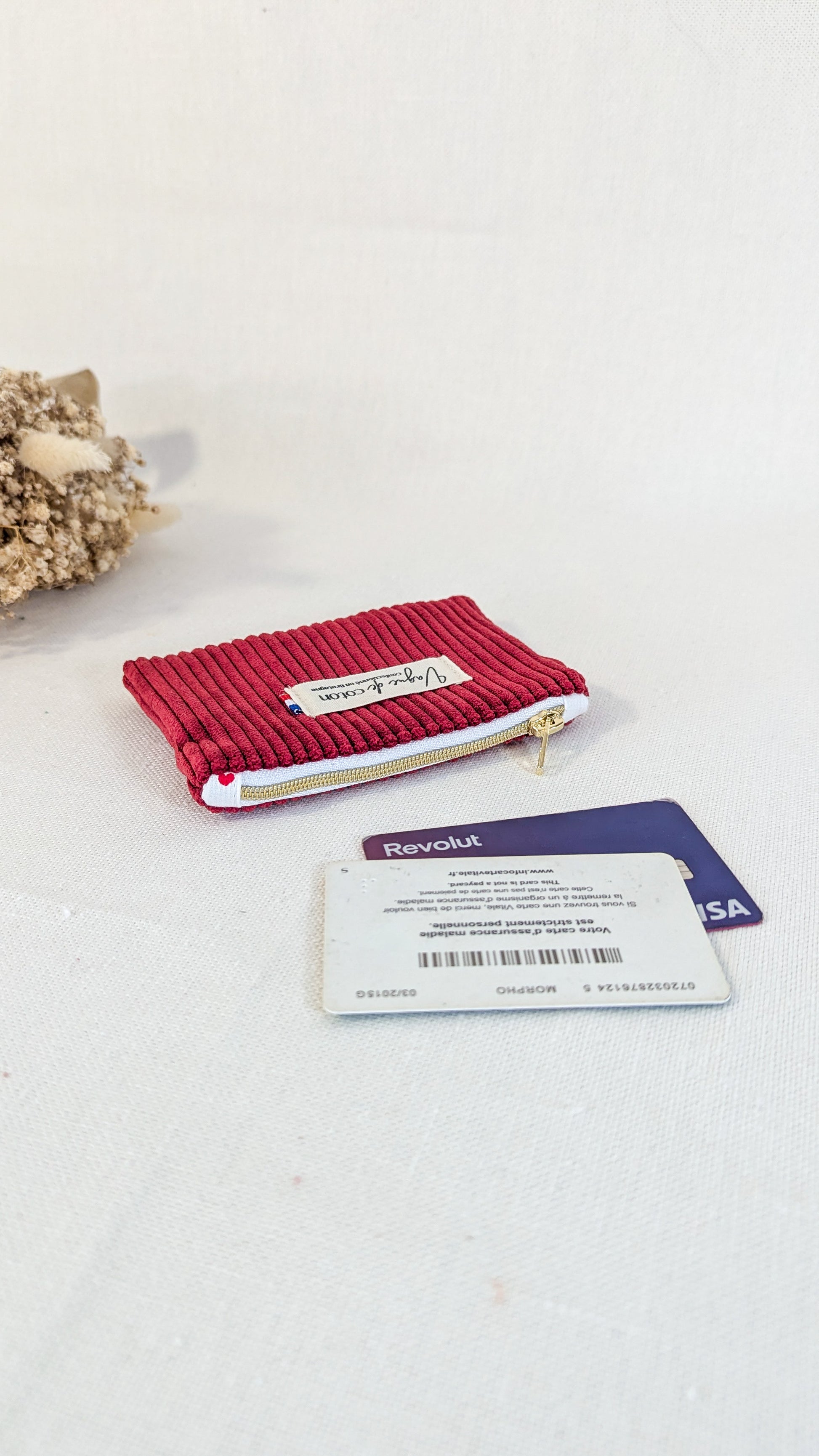 Pochette plate taille S - plusieurs coloris