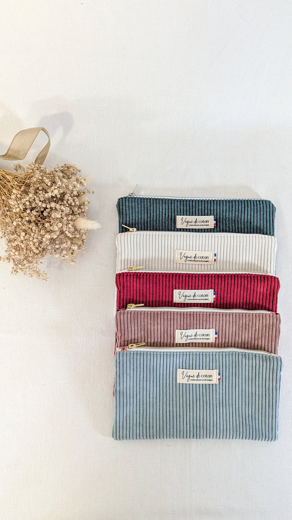 Pochette plate S, M ou L personnalisée