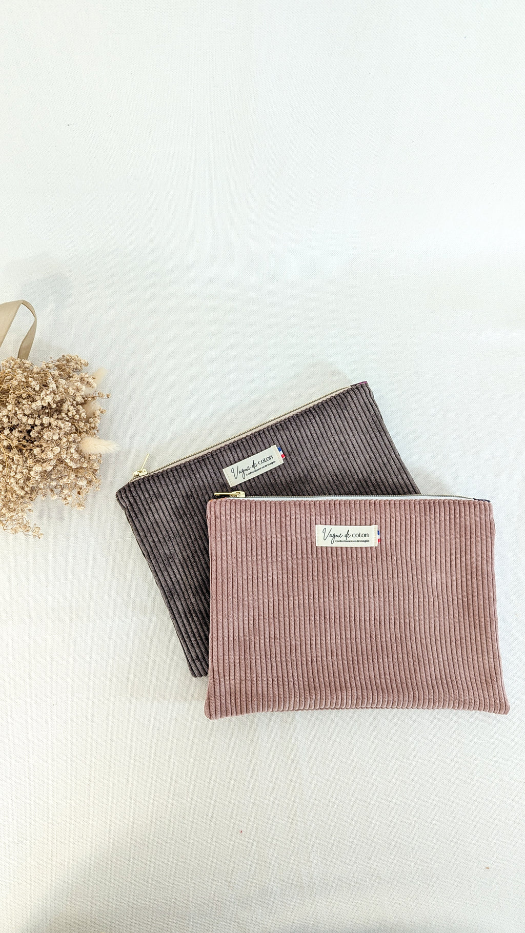 Pochette plate S, M ou L personnalisée