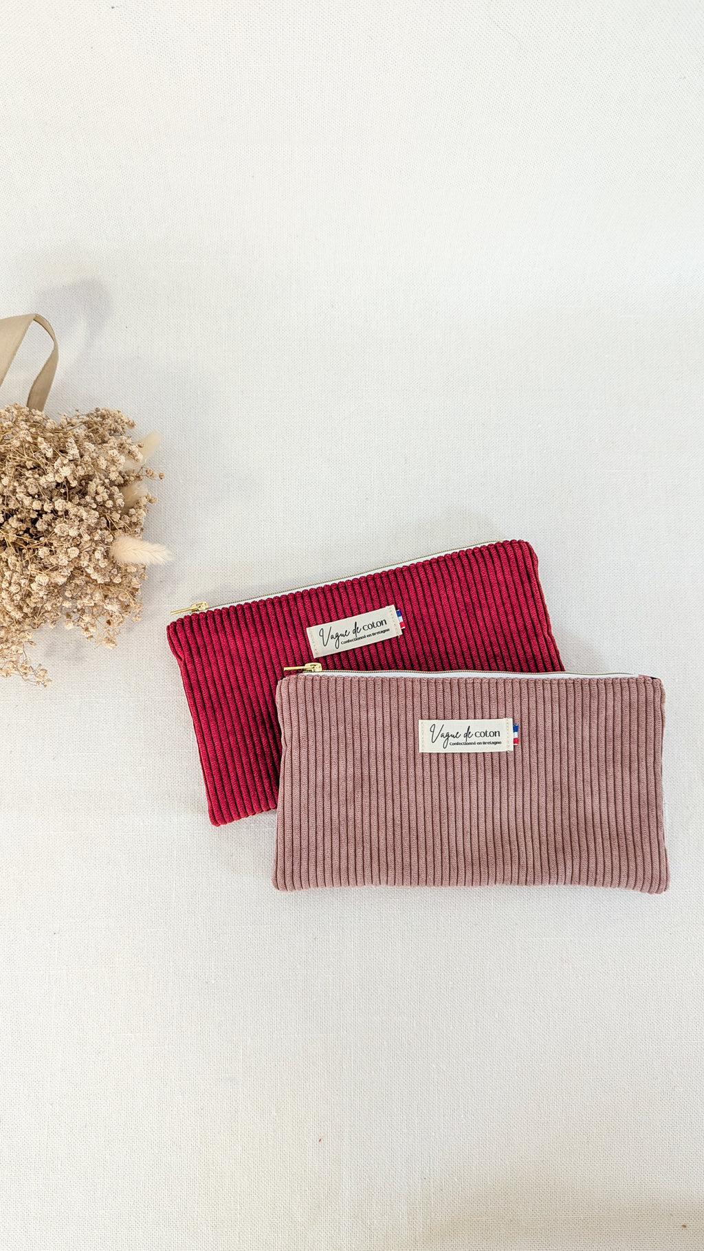 Pochette plate S, M ou L personnalisée