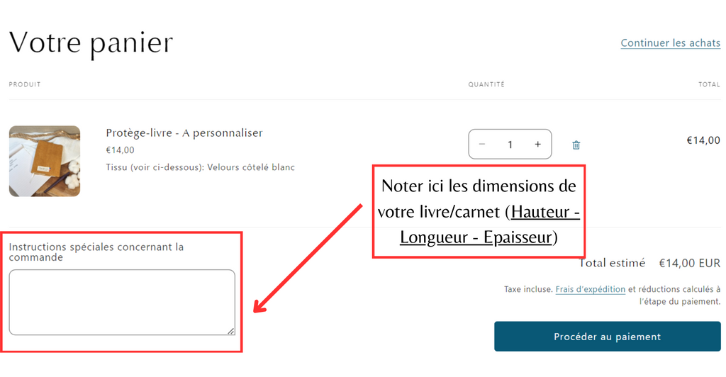 Protège-livre personnalisé