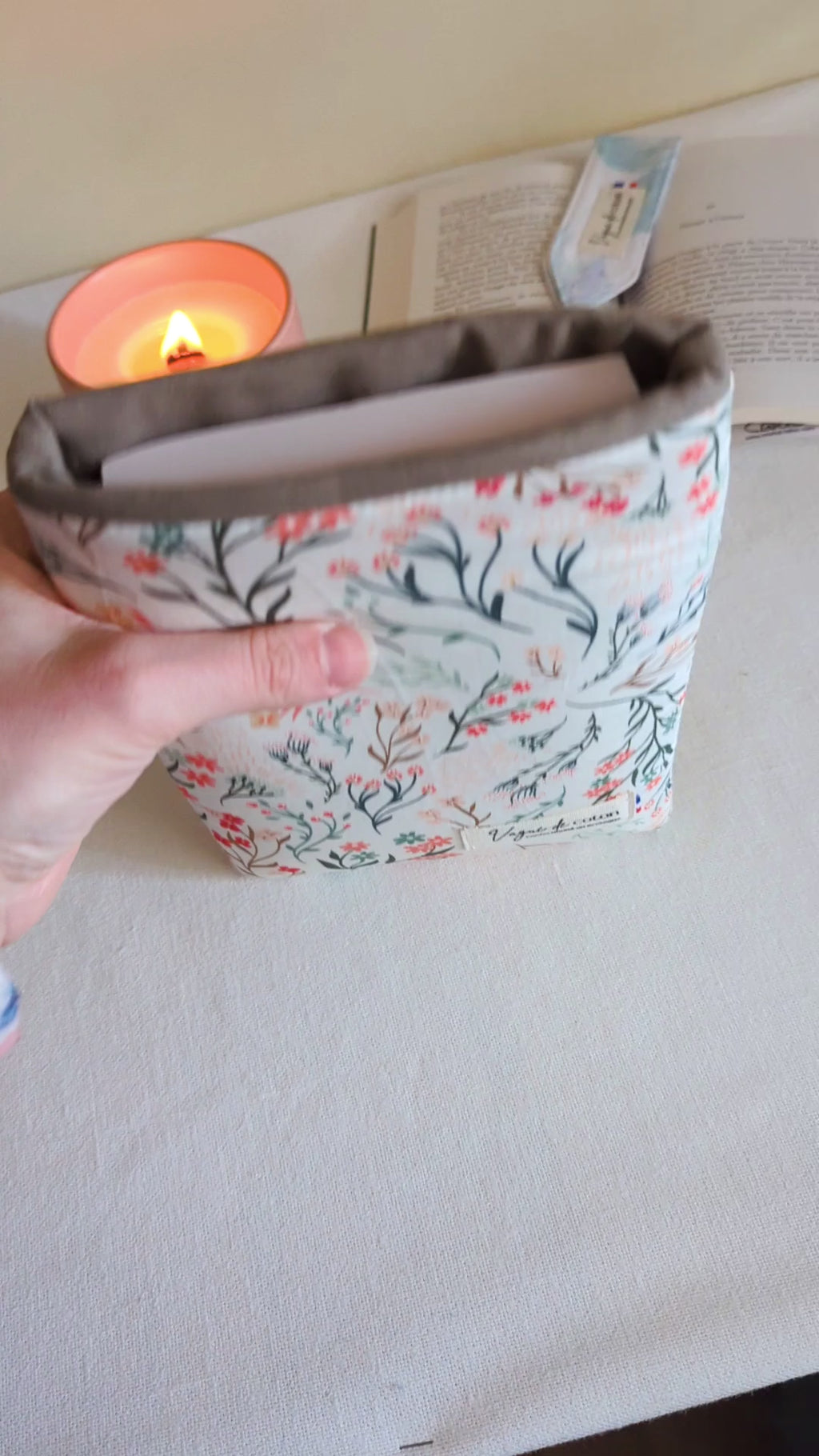 Pochette à livre personnalisée - format poche
