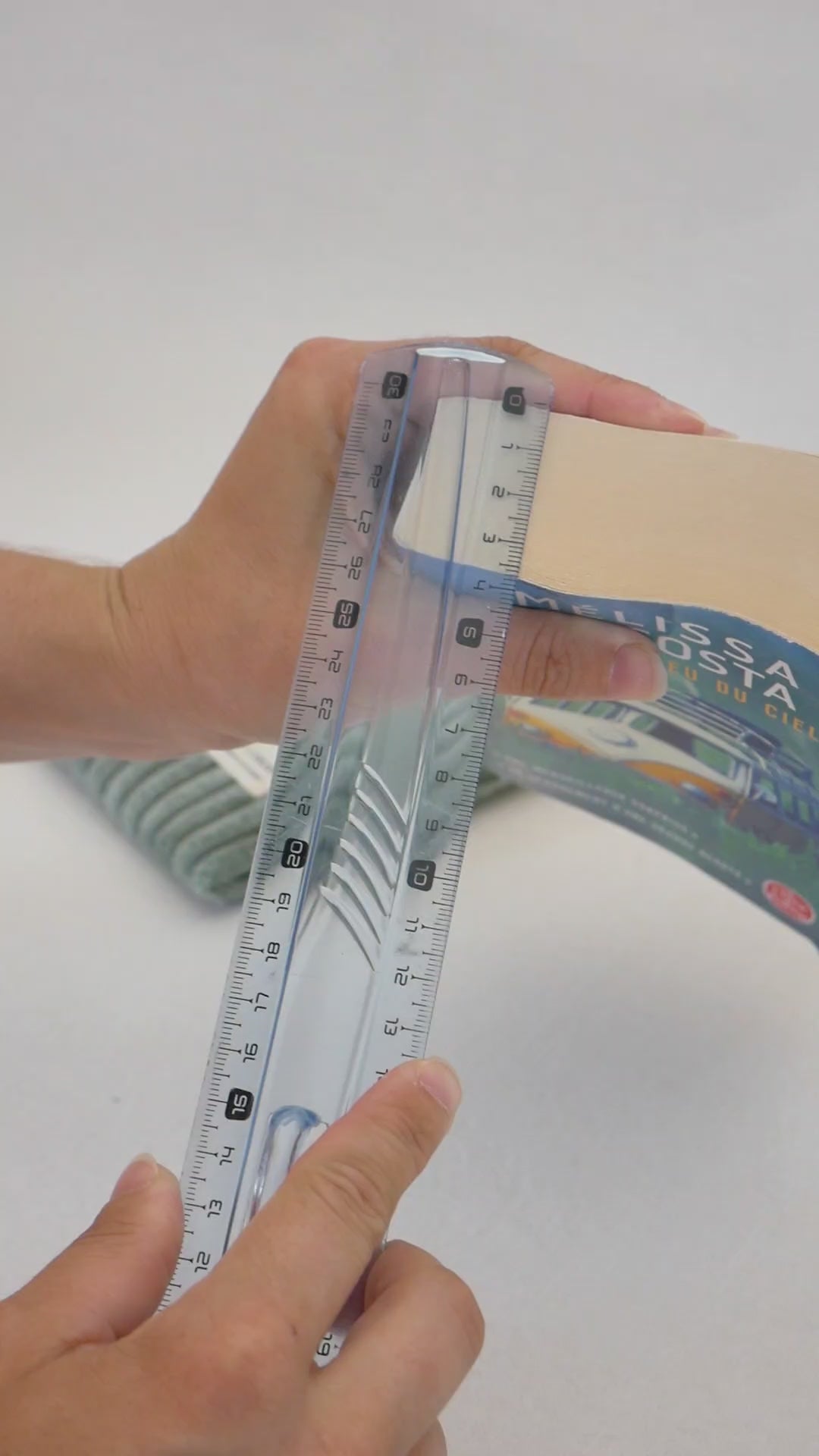 Pochette à livre Velours grosses côtes