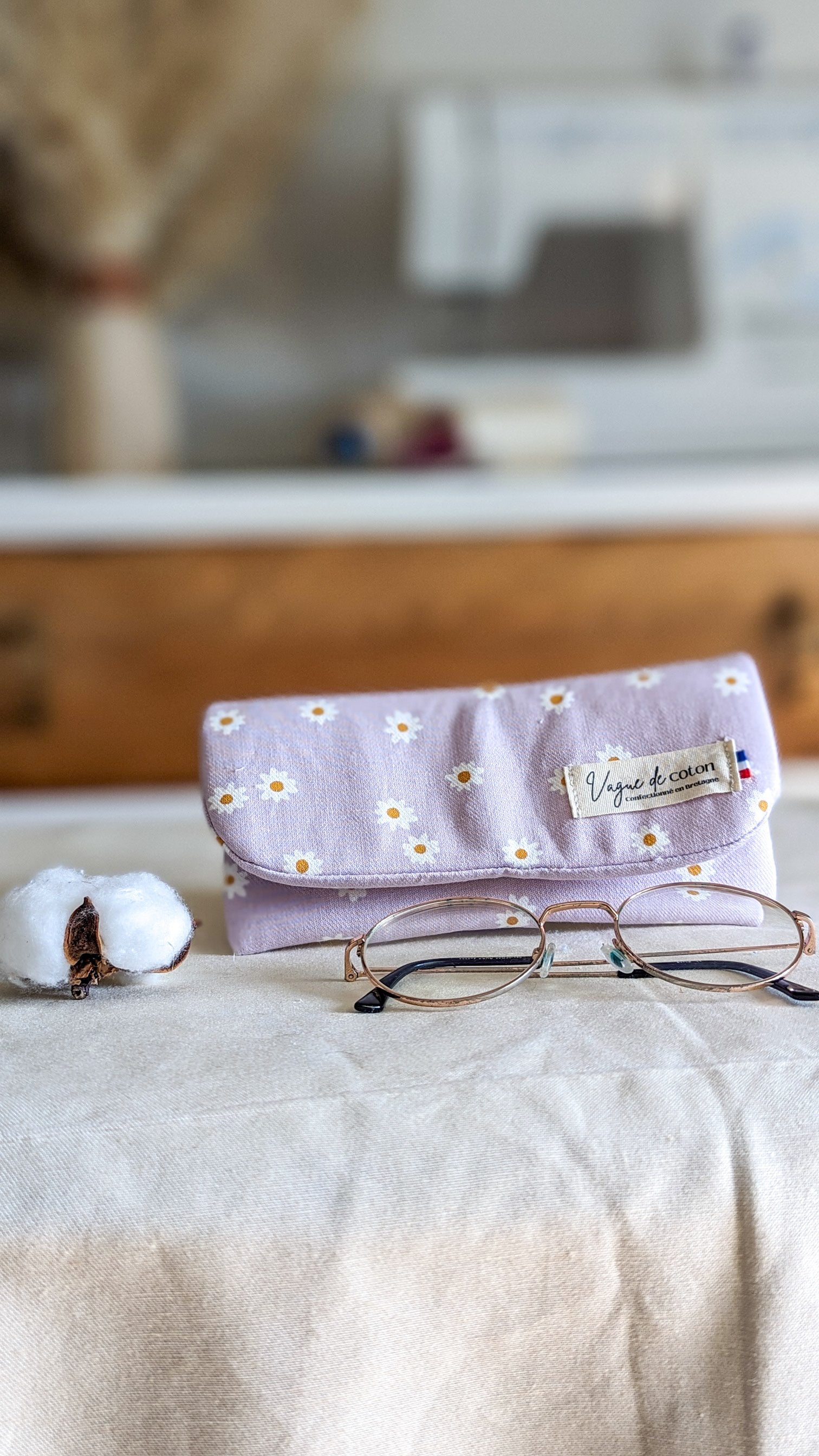 Etui à lunettes Pâquerettes