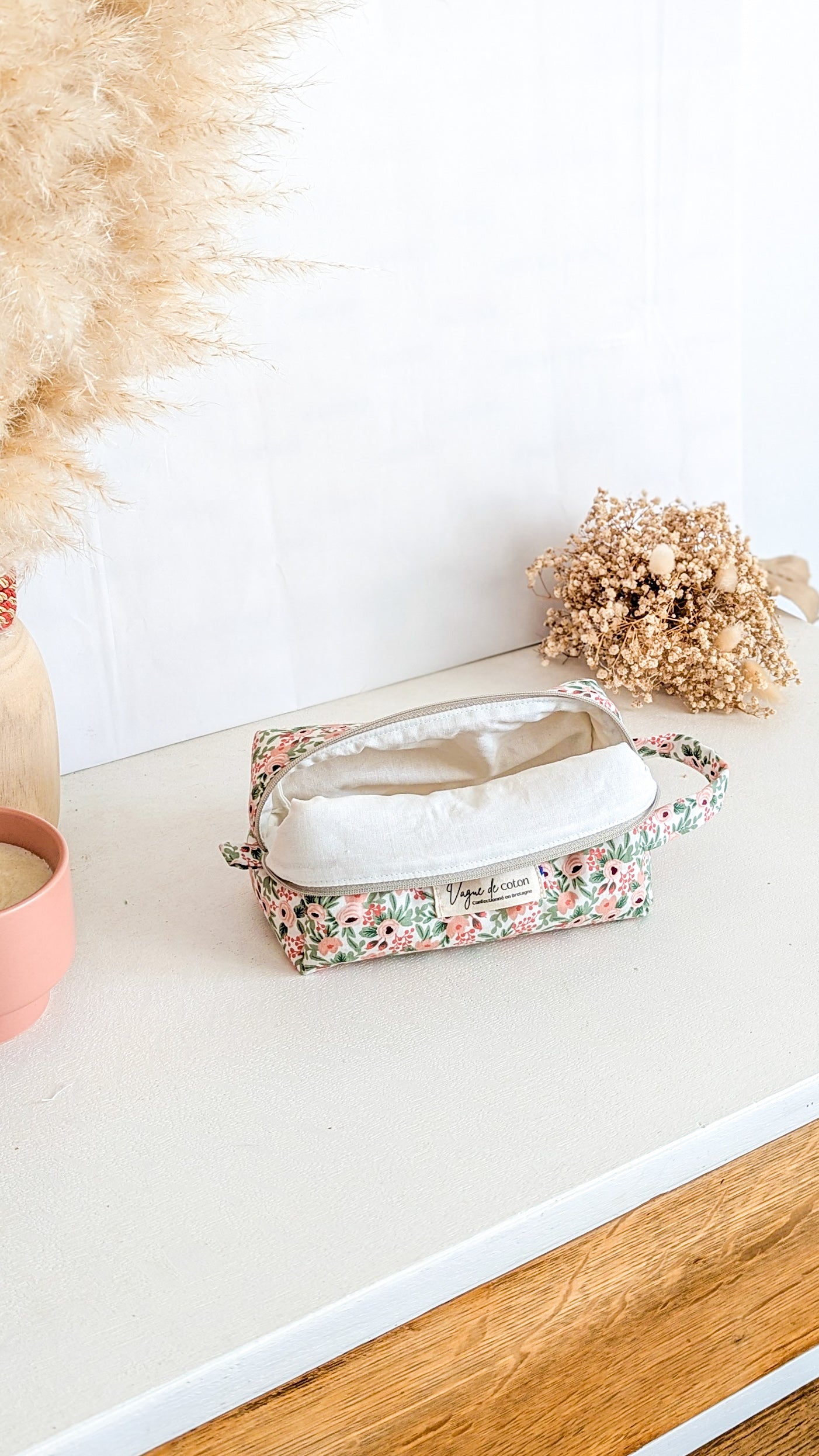 Petite trousse de toilette Roses