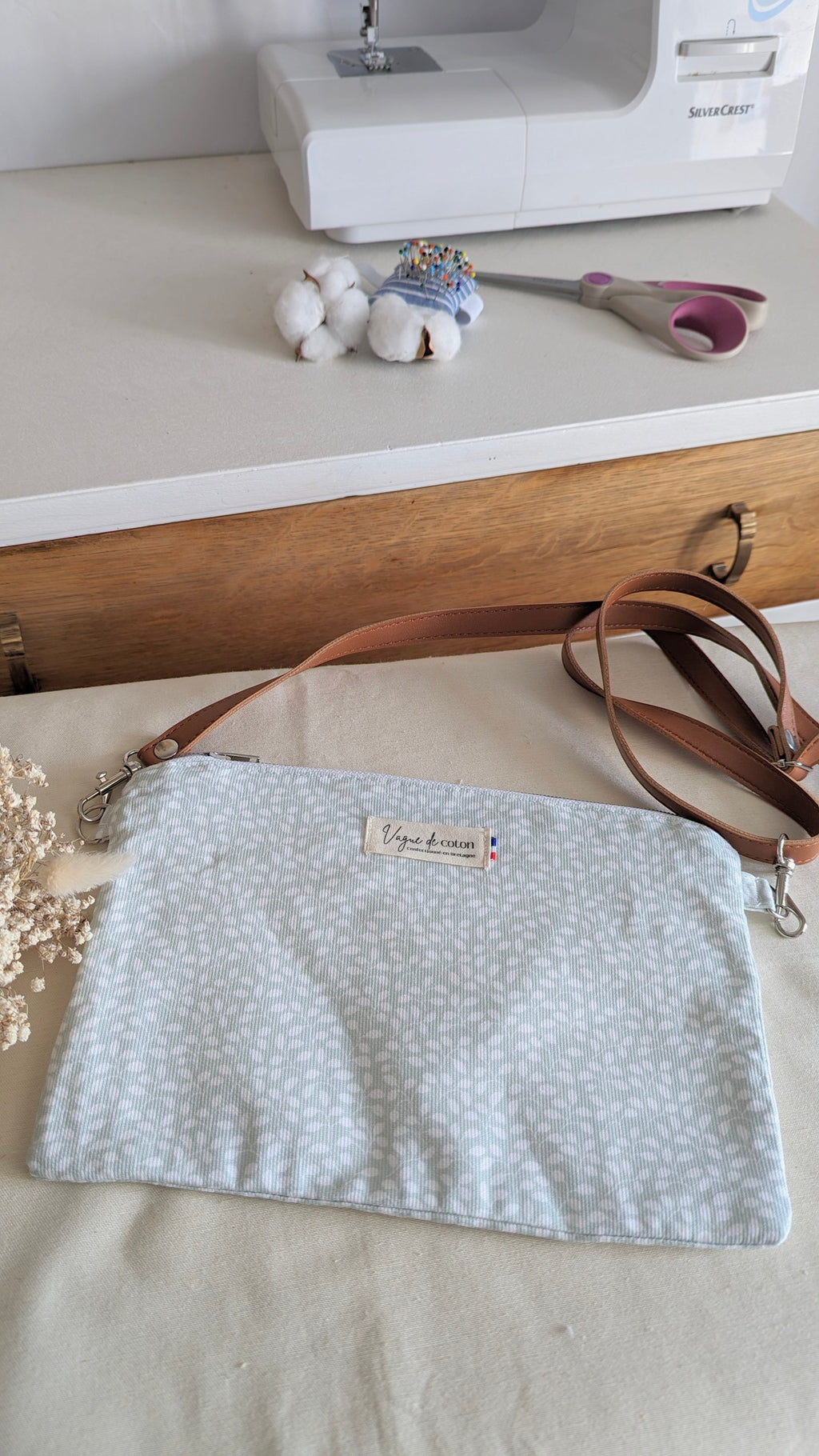 Pochette bandoulière personnalisée